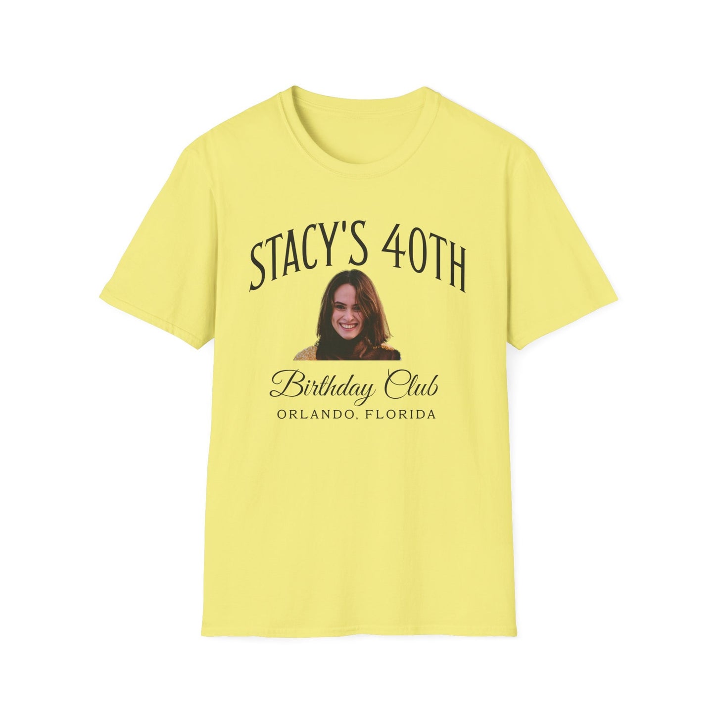 Personalized Name and Photo Birthday Shirt, Matching Birthday Party Shirts,Custom Face Photo Shirt for 30th 40th 50th Birthday Trip Gift