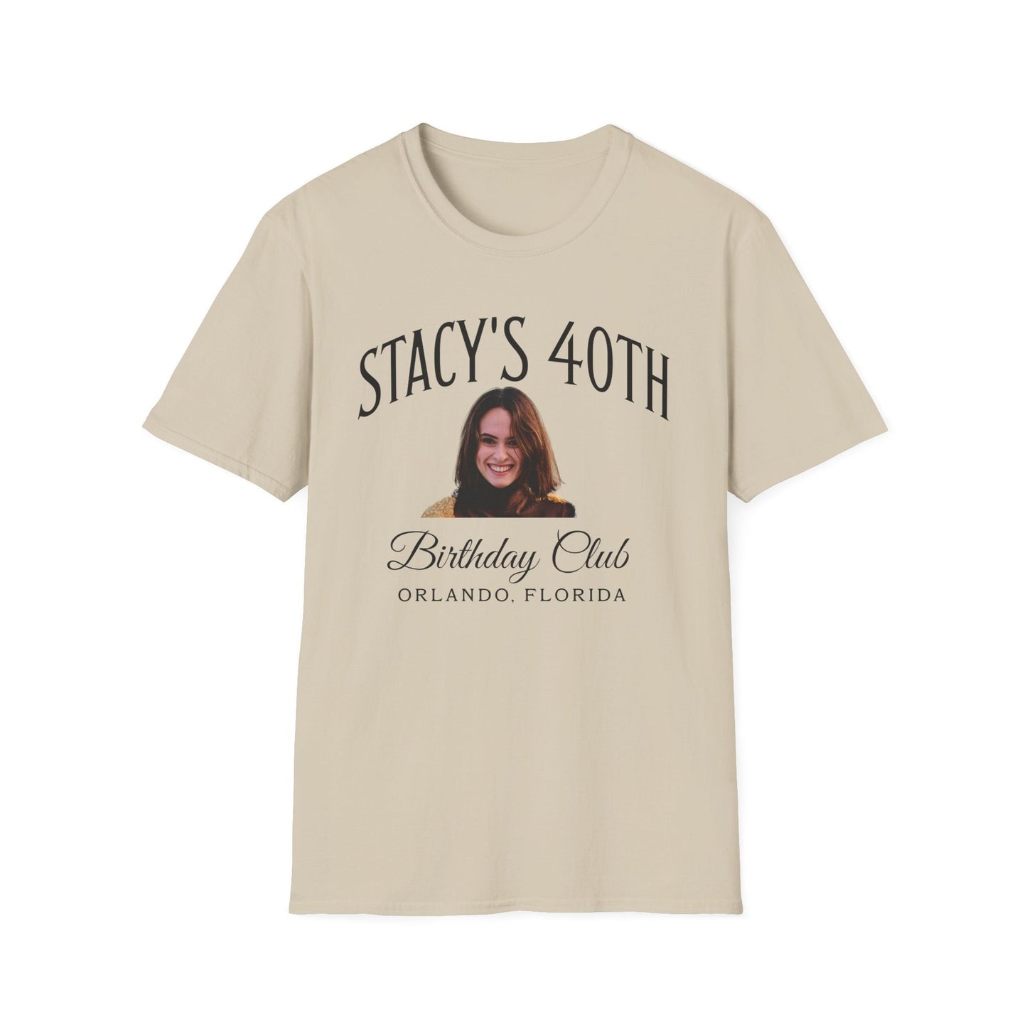 Personalized Name and Photo Birthday Shirt, Matching Birthday Party Shirts,Custom Face Photo Shirt for 30th 40th 50th Birthday Trip Gift