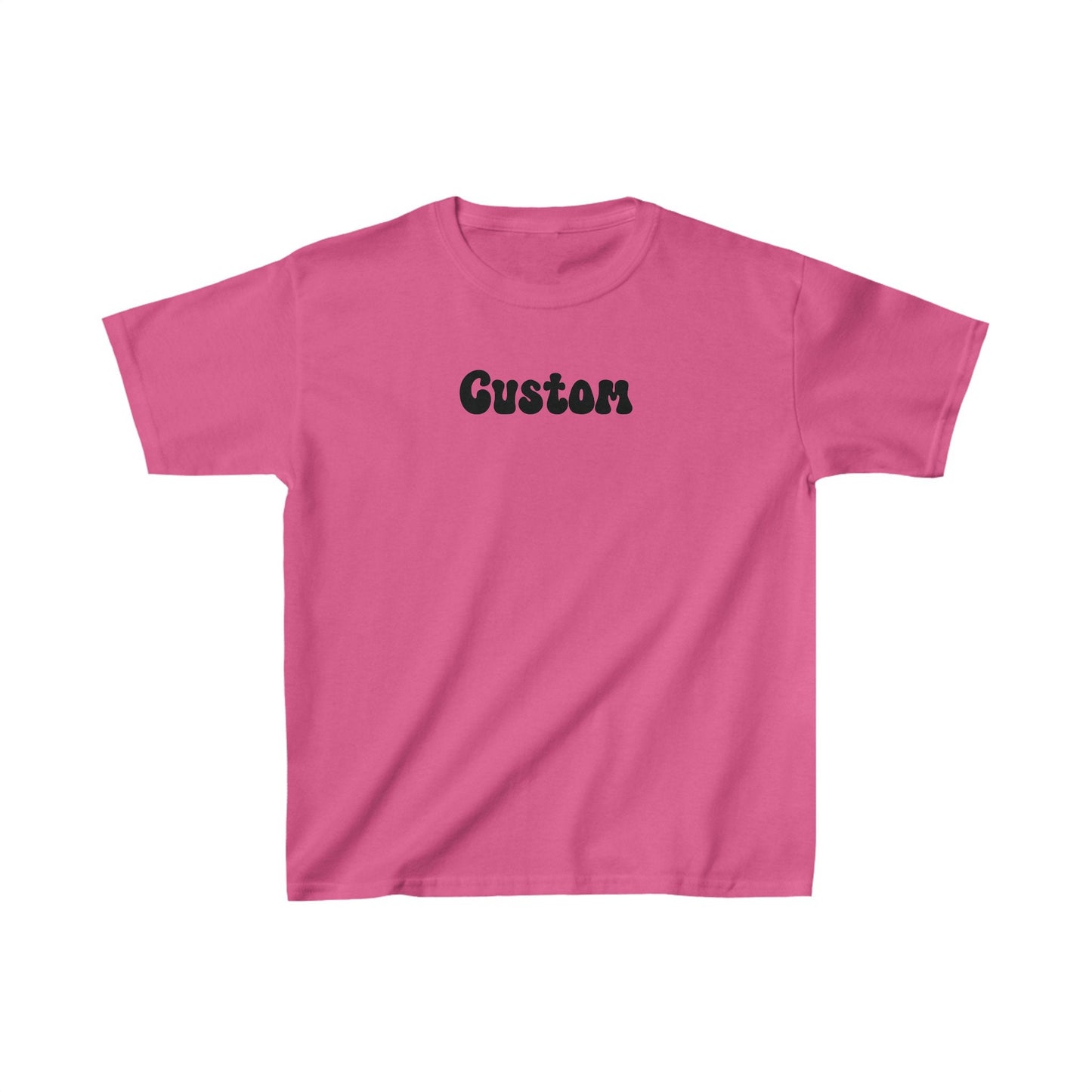 Custom Text Baby Tee, Trendy y2k 90s Vintage Tee, Personalized Y2K Baby Tee, Custom text y2k Shirt, Crop Top Gift for Girls, Birthday gift