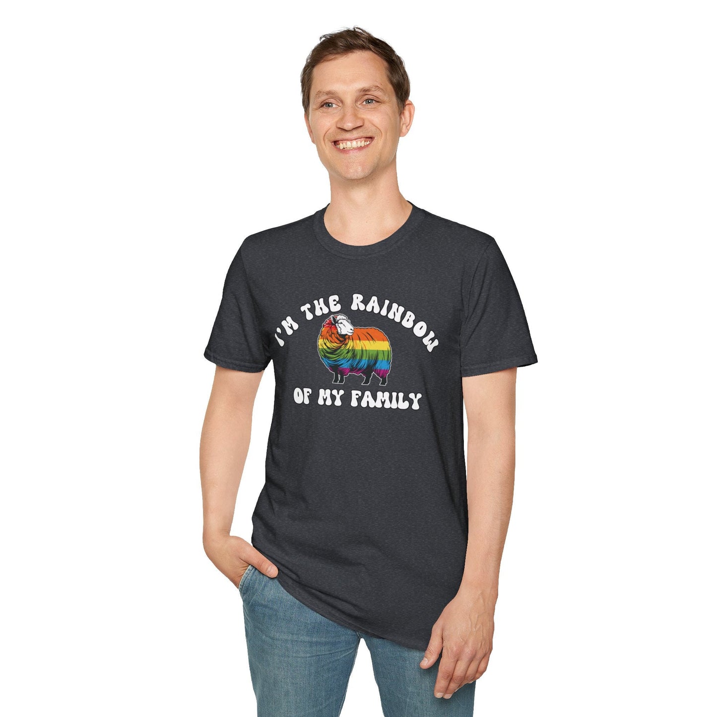 Funny Pride Shirt, Rainbow Sheep T-Shirt, Gay Lesbian Trans Pride Shirt, LGBTQ Gift, Pride Month Equality Gay Rights T Shirt, Ally shirt