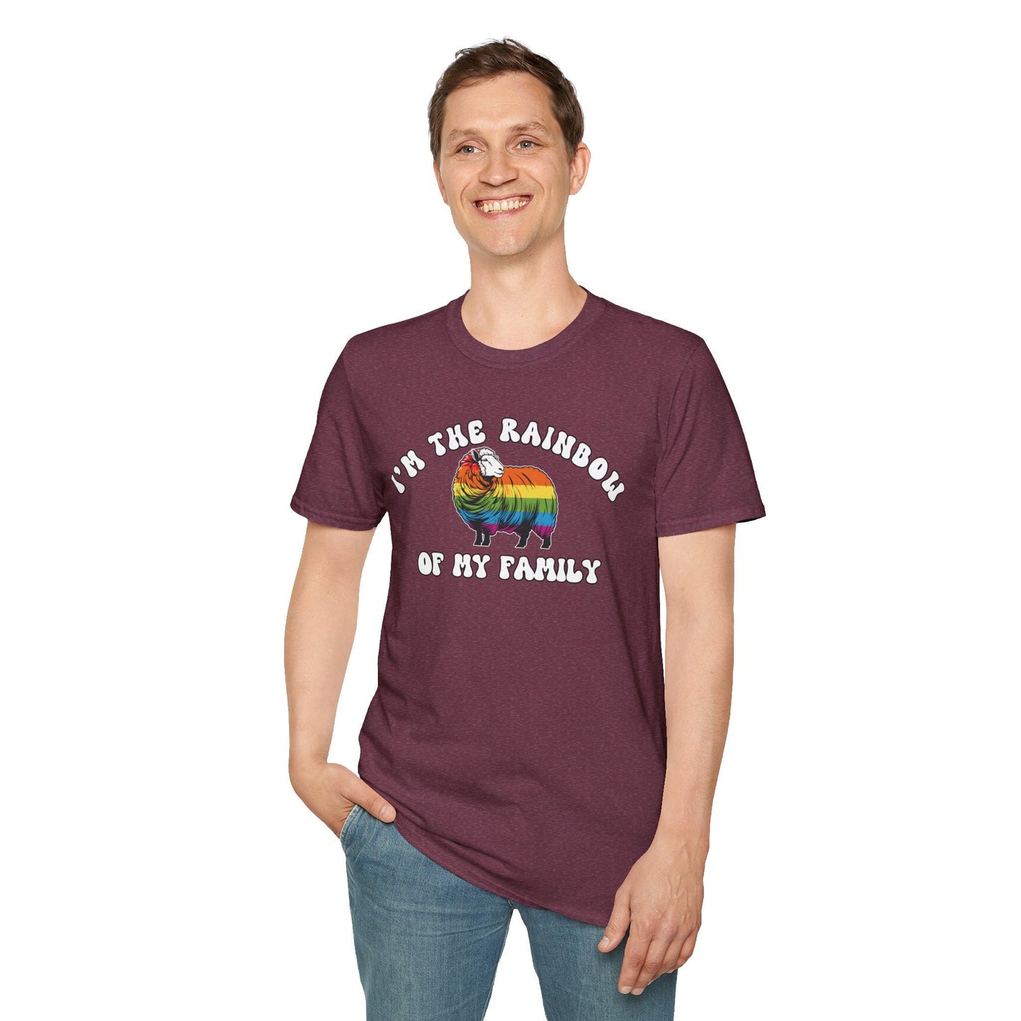 Funny Pride Shirt, Rainbow Sheep T-Shirt, Gay Lesbian Trans Pride Shirt, LGBTQ Gift, Pride Month Equality Gay Rights T Shirt, Ally shirt