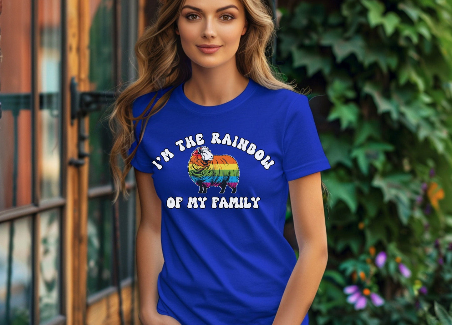 Funny Pride Shirt, Rainbow Sheep T-Shirt, Gay Lesbian Trans Pride Shirt, LGBTQ Gift, Pride Month Equality Gay Rights T Shirt, Ally shirt