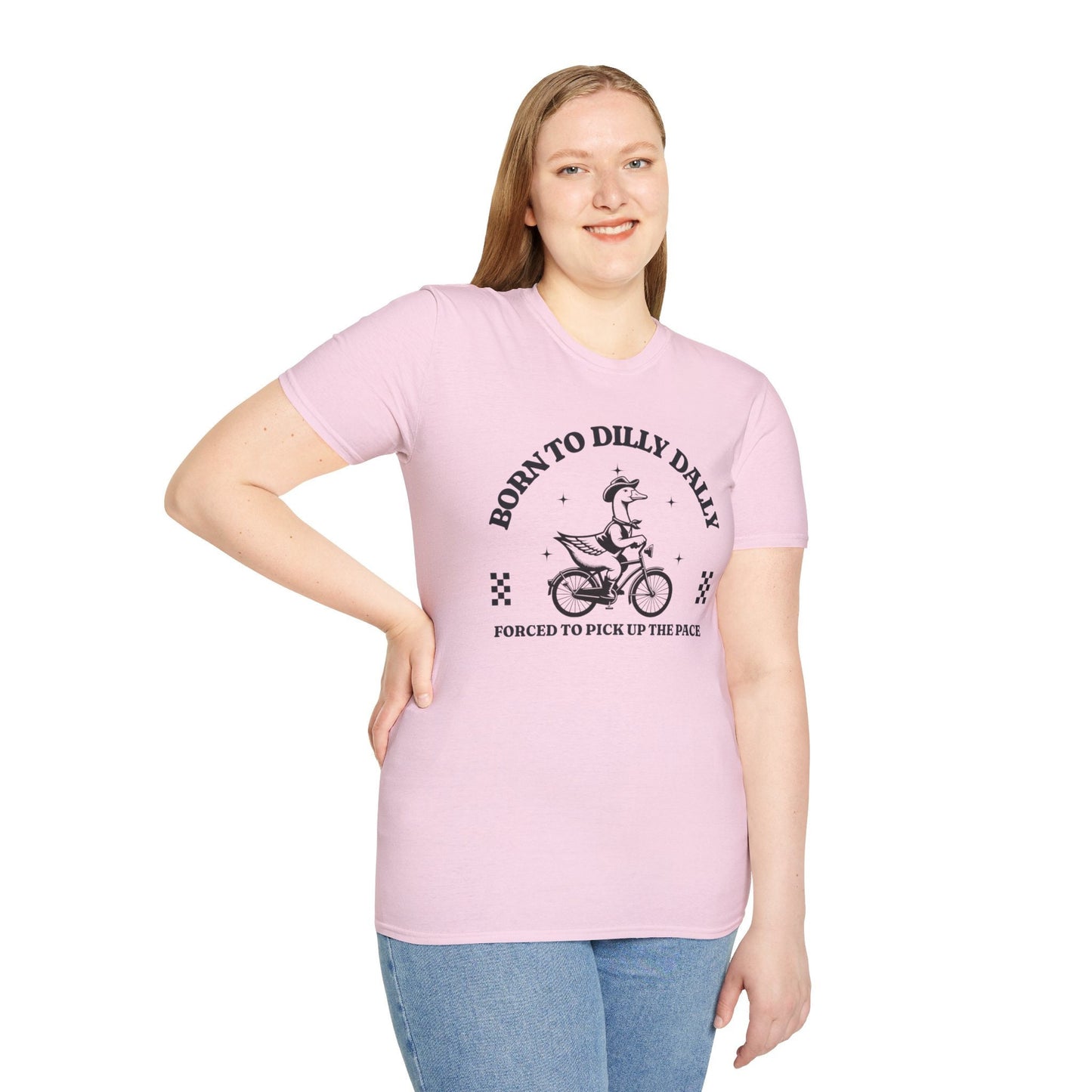Born to Dilly Dally Shirt, forced to pick up the pace T-Shirt, Funny Goose Shirt, Silly Goose T Shirt Gift, Sarcastic Shirt, Gift for Friend