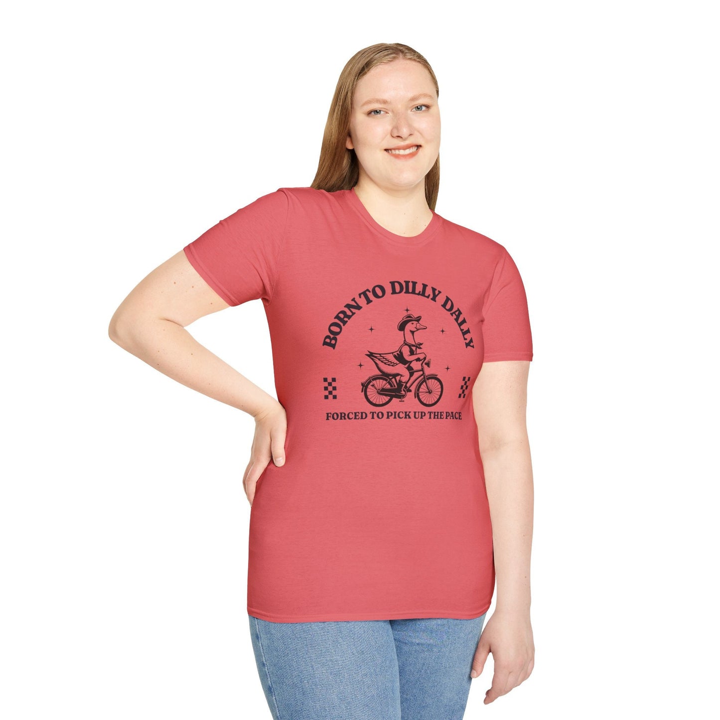 Born to Dilly Dally Shirt, forced to pick up the pace T-Shirt, Funny Goose Shirt, Silly Goose T Shirt Gift, Sarcastic Shirt, Gift for Friend