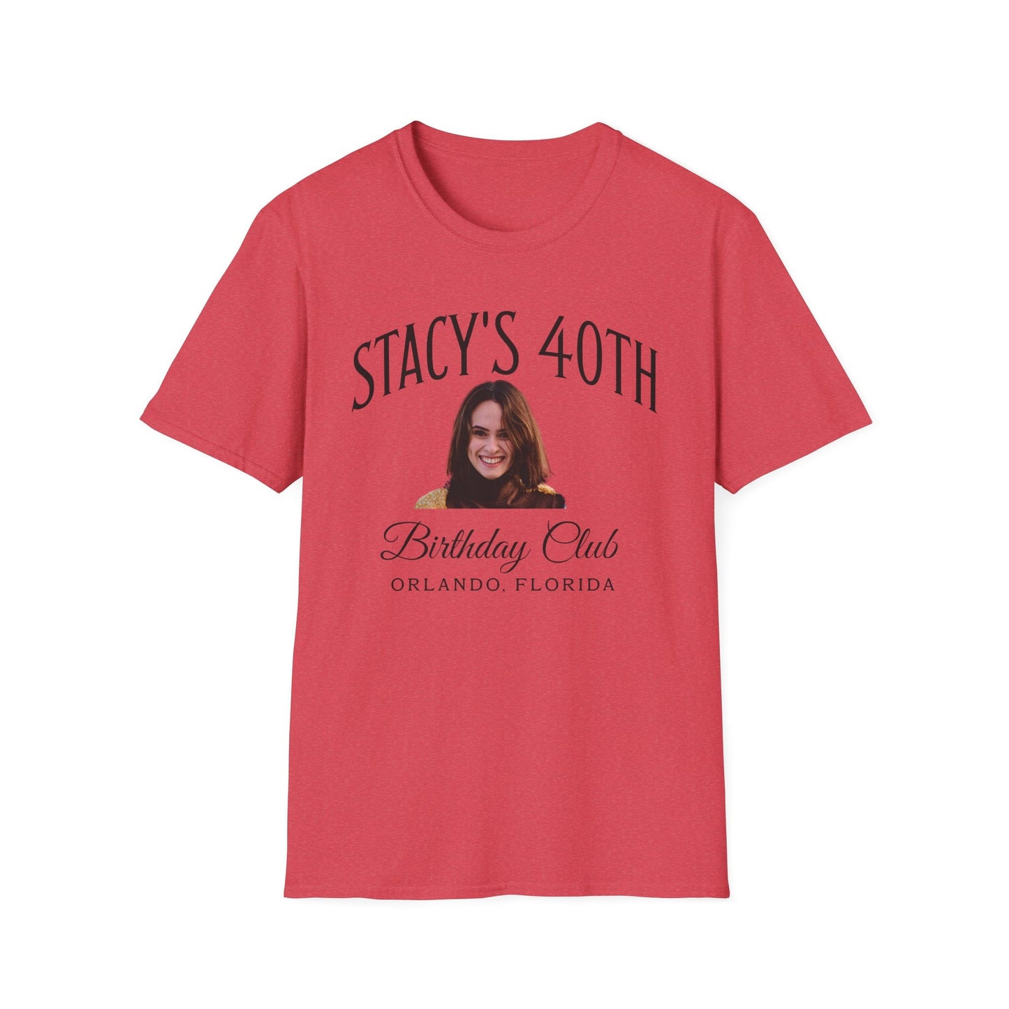Personalized Name and Photo Birthday Shirt, Matching Birthday Party Shirts,Custom Face Photo Shirt for 30th 40th 50th Birthday Trip Gift