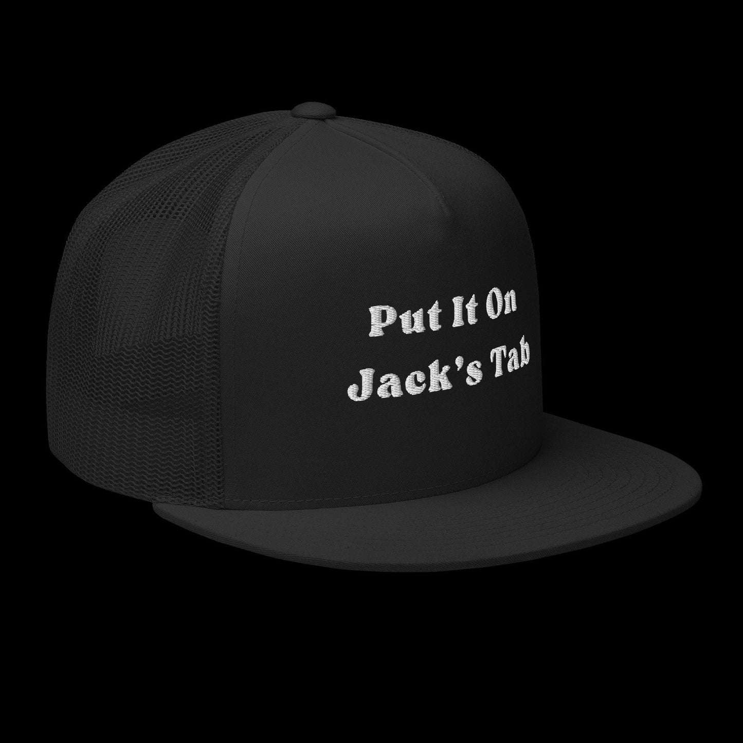 Personalized Embroidered Hat, Put it on my tab Hat, Custom Funny Gift for Bride, Wife Baseball Cap, Custom Trucker Hat, Bachelorette Party