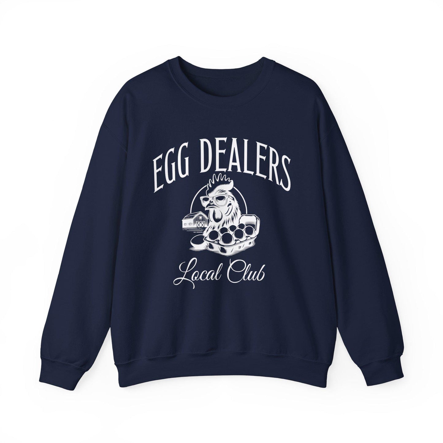 Funny Chicken Sweatshirt, Egg Dealers Sweatshirt, Chicken Social Club Shirt, Farm Sweatshirt, Egg Farmer Gifts, Local Egg Dealer