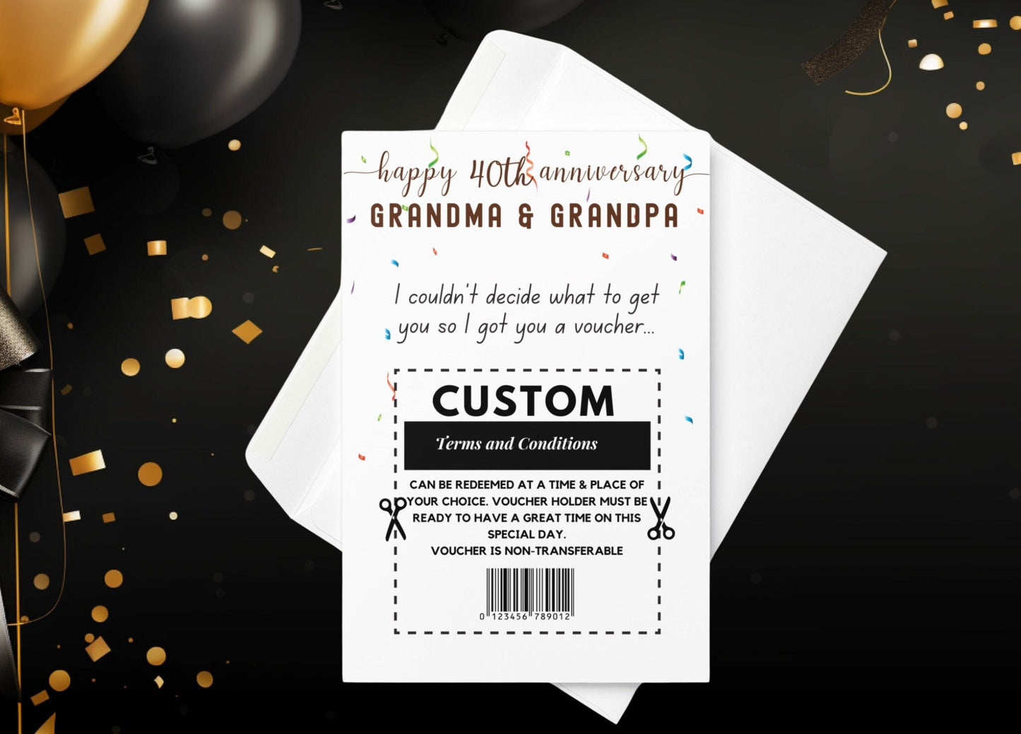 Custom Anniversary Card for Grandma & Grandpa, Happy Anniversary Grandpa and Grandma Card, Personalized Gift for Grandma, Grandparents Gift