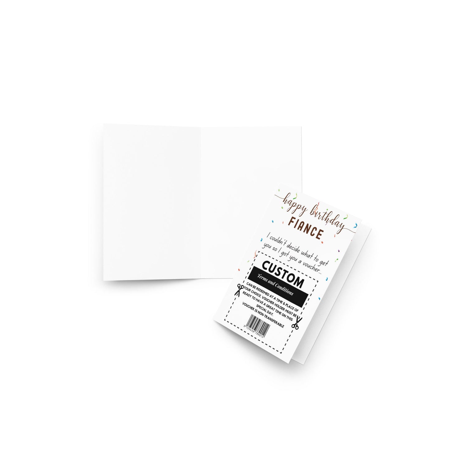 Custom Fiance Birthday Card, Birthday Card for Fiance, Relationship gift, Engaged Couple Birthday Gift, Fiance Card, Fiance Gift