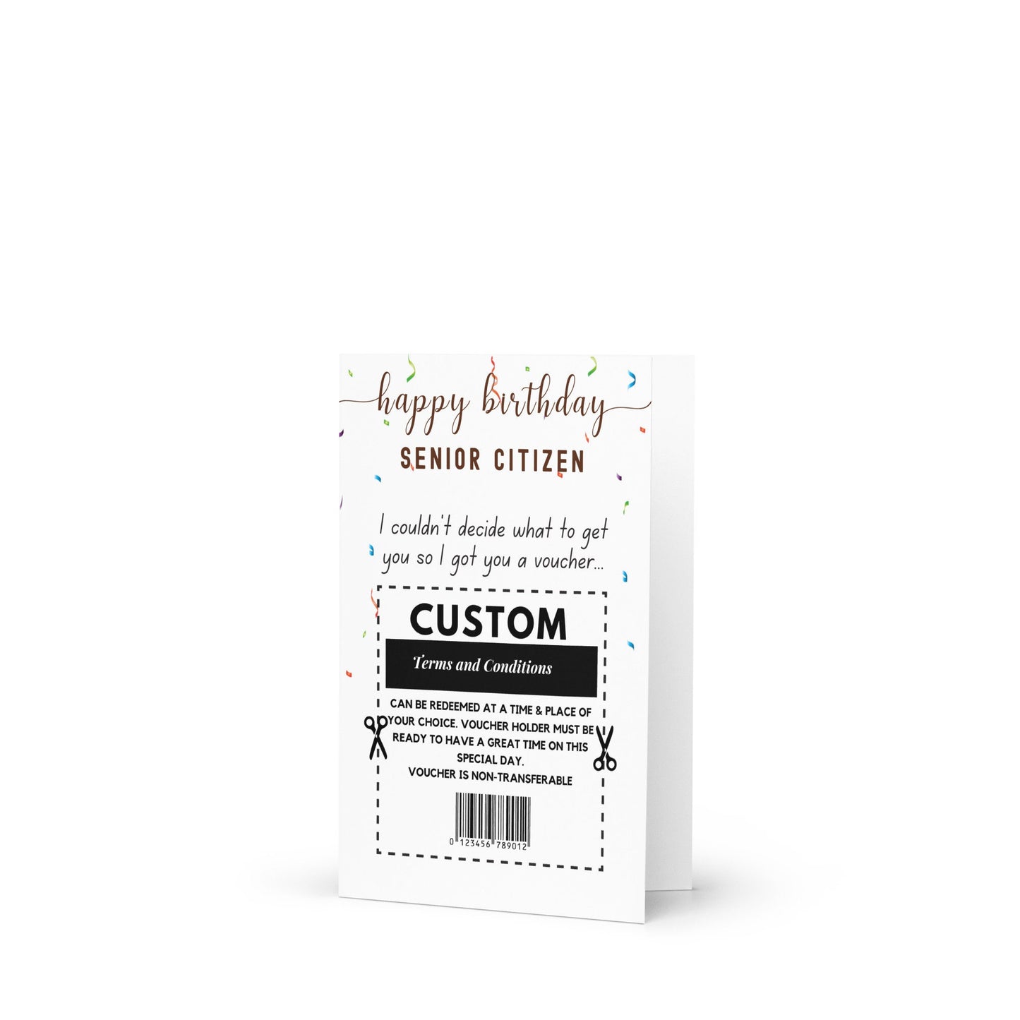 Personalized Funny Birthday Card, Old guy birthday greeting card, Funny Sarcastic Birthday Card for Him, Rude Birthday Card