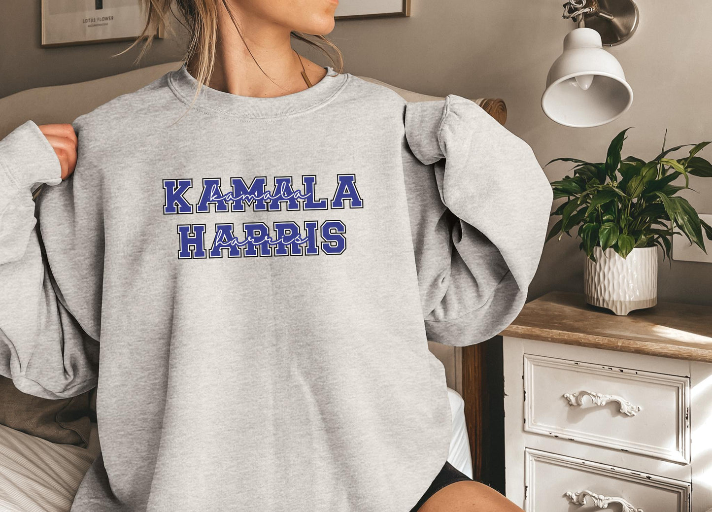 Kamala Harris Sweatshirt, 2024 USA Election Sweatshirt, Gift for Wife, Madam President, Harris 47th President, Political Campaign Sweatshirt