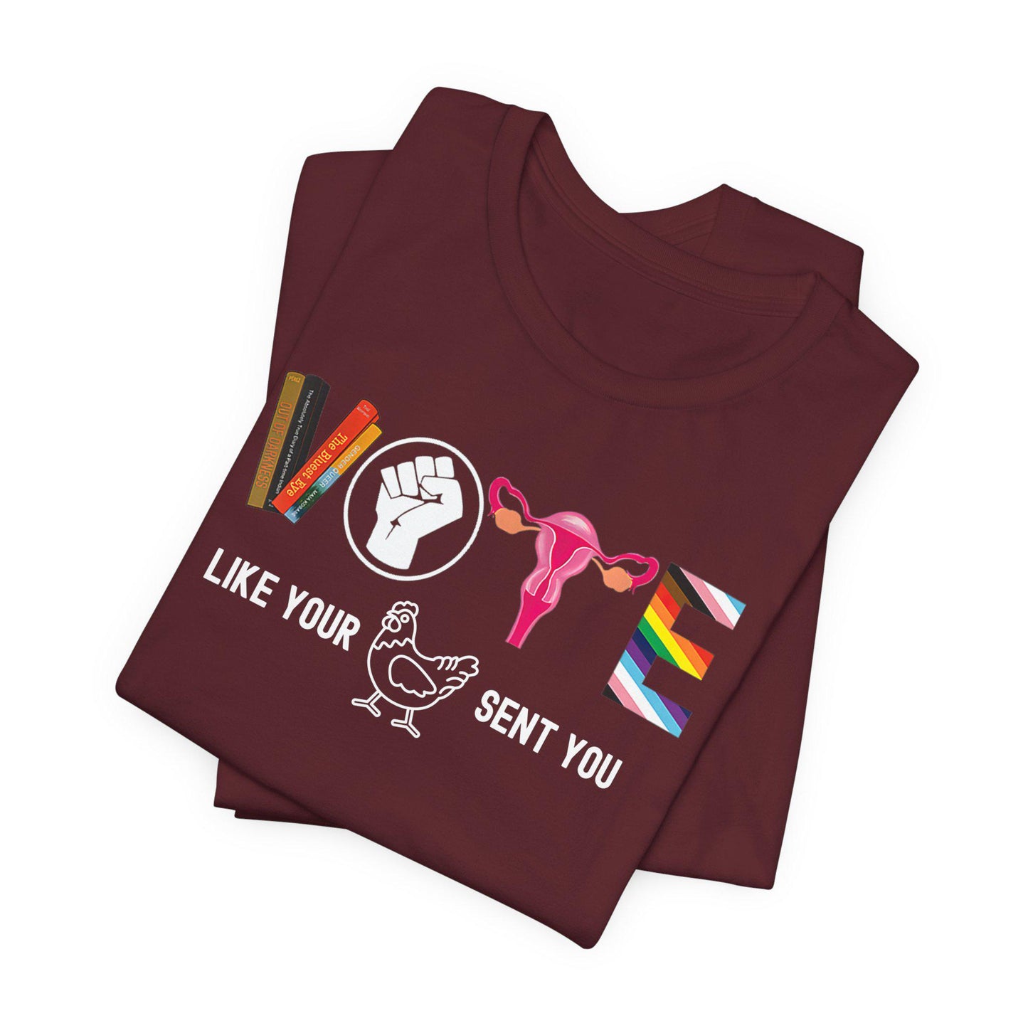 Funny election shirt, Vote shirt, Madam President 2024 shirt, Kamala Harris shirt, Vote like your chicken sent you, Political Activism shirt
