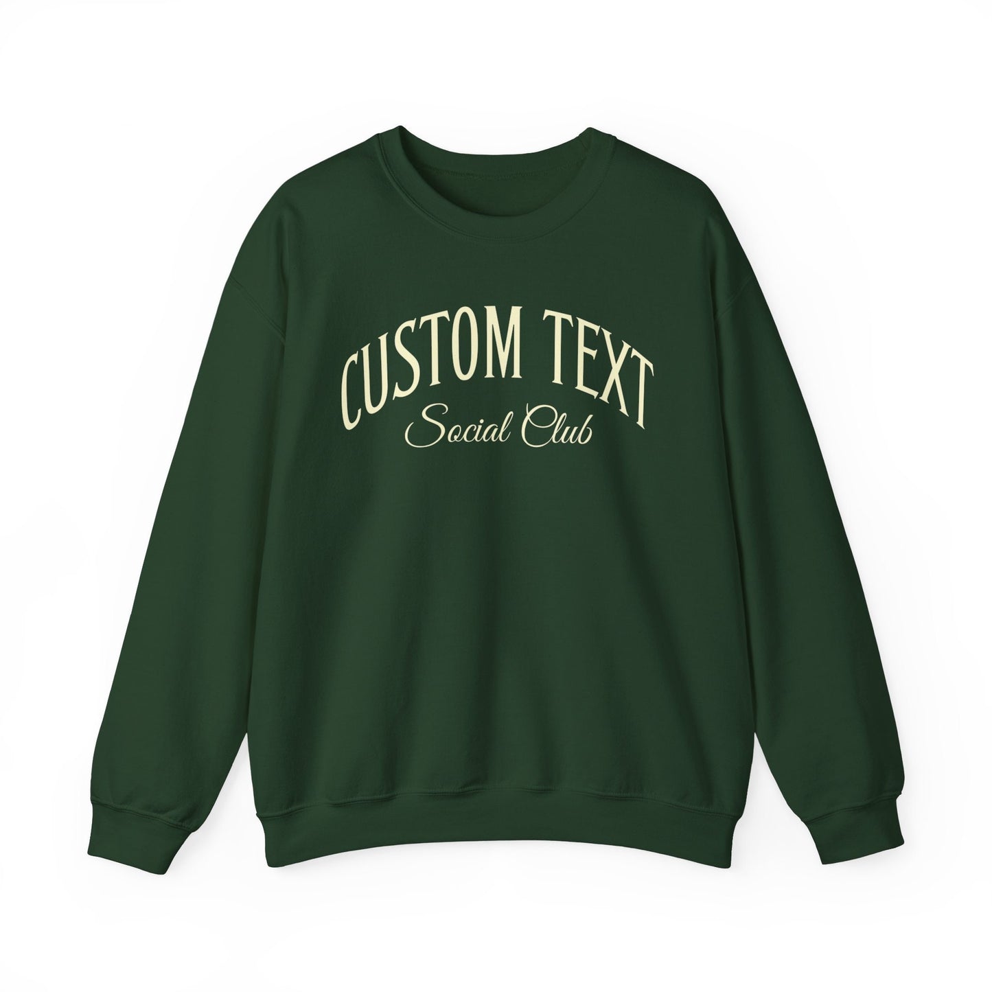 Custom Social Club Sweatshirt, Your Own Text Sweatshirt, Besties Social Club Matching Sweatshirt, Personalized Gift for Friends,Custom Shirt