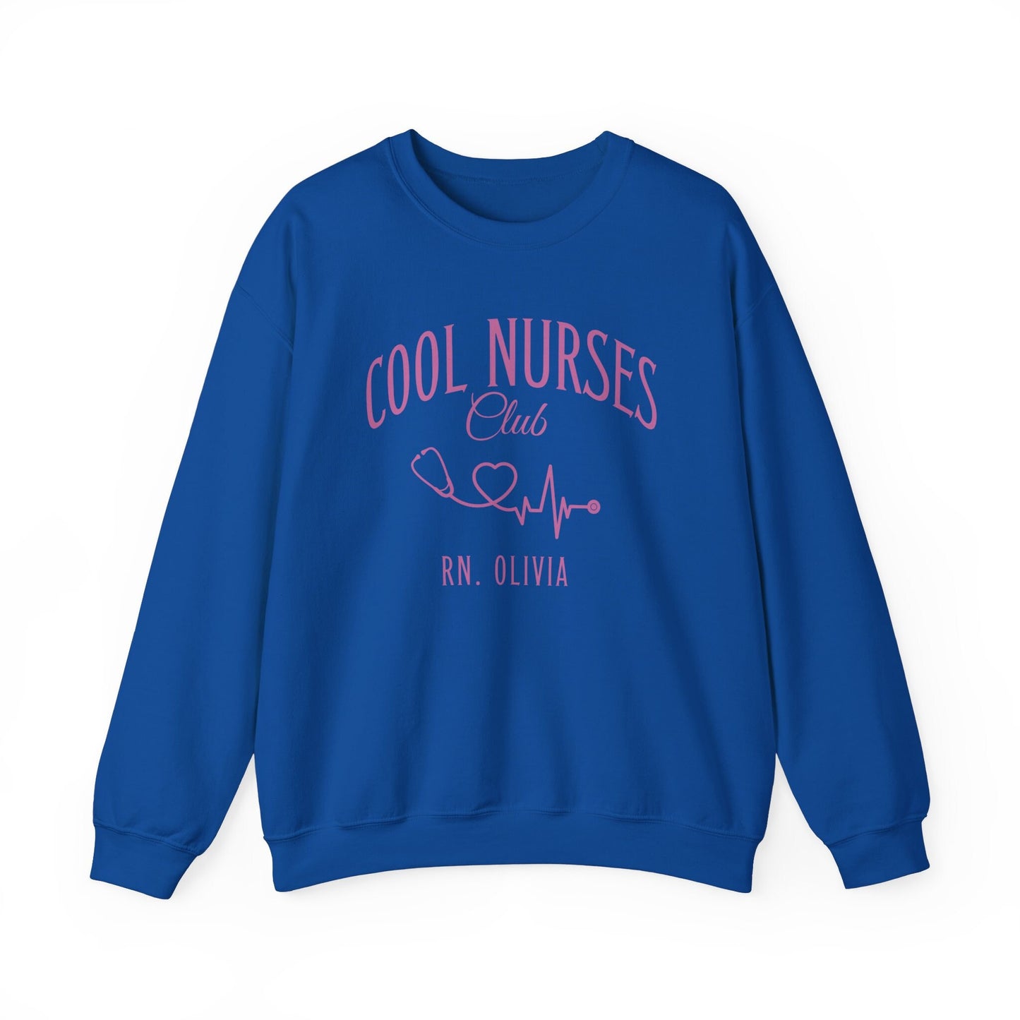 Personalized Nurse Sweatshirt, Custom Gift For Registered Nurses, Cool Nurses Club, Custom RN Gift, Nurse Graduation Gift, NICU Nurse Gift