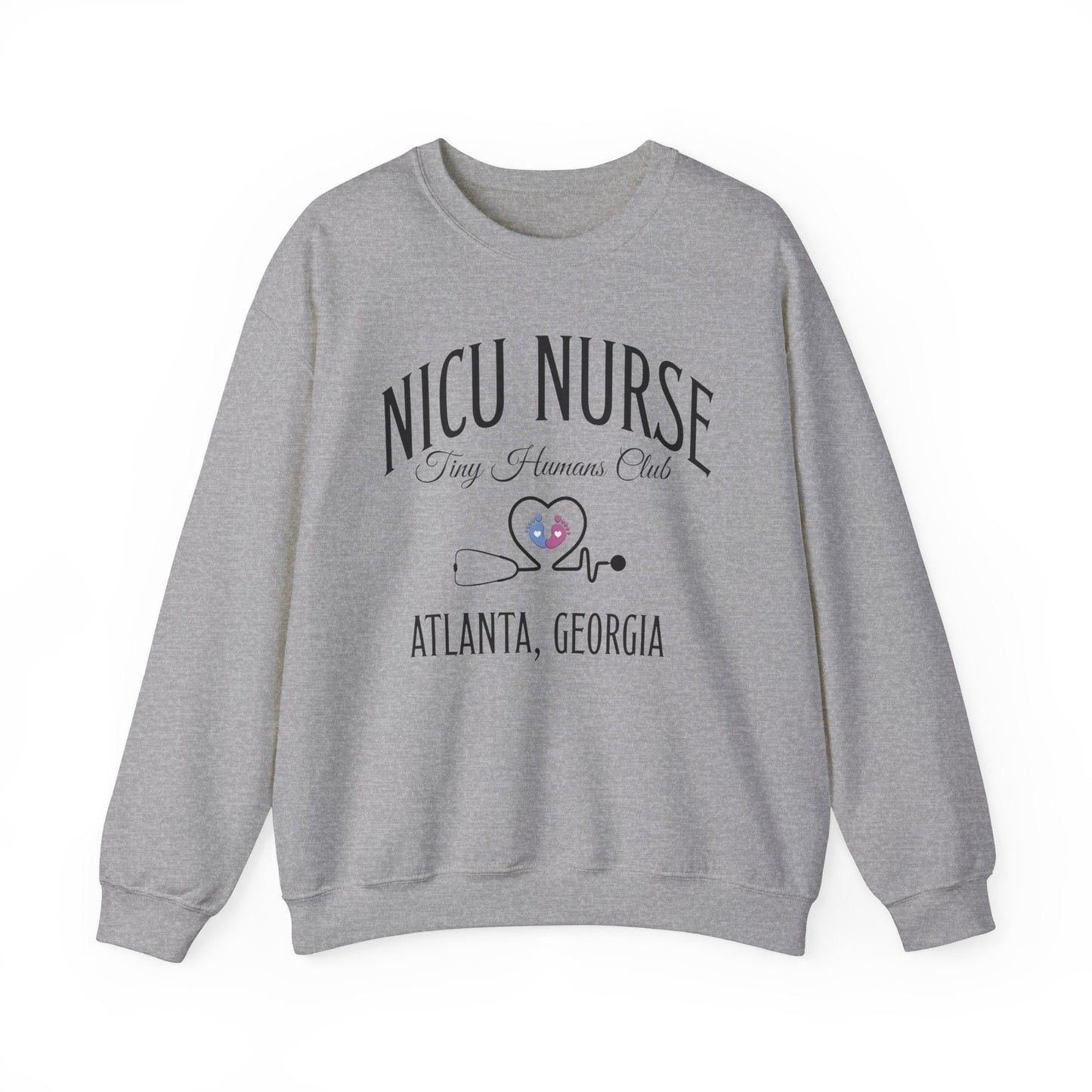 Custom NICU Nurse Sweatshirt, Neonatal Nurse Gift for Nurses Week, Tiny Humans Club Custom Sweatshirt, Custom Social Club Sweatshirt