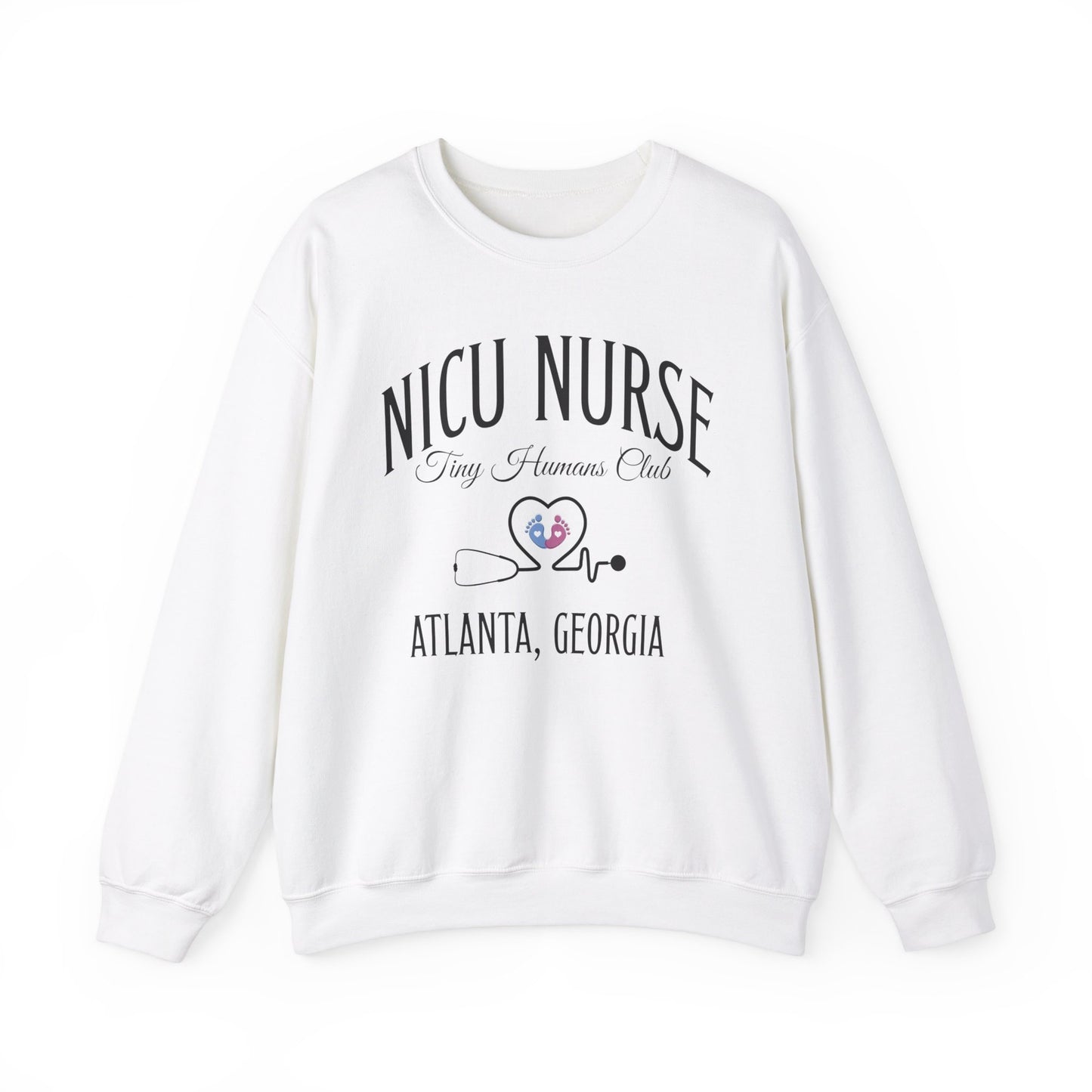 Custom NICU Nurse Sweatshirt, Neonatal Nurse Gift for Nurses Week, Tiny Humans Club Custom Sweatshirt, Custom Social Club Sweatshirt