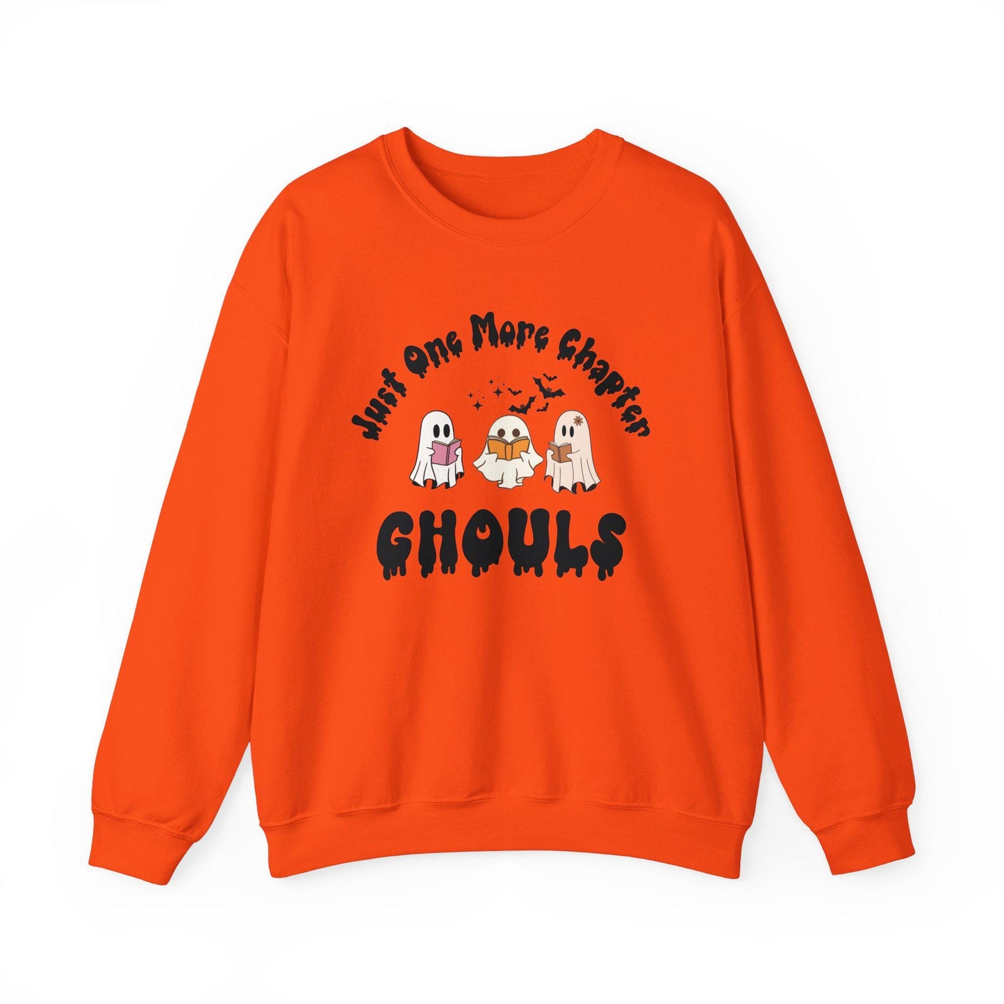 Book Club Shirts Halloween,Reading Ghost Sweatshirt, Bookish Shirts Funny, Books Ghosts Shirt, Read more books shirt, Just one more chapter