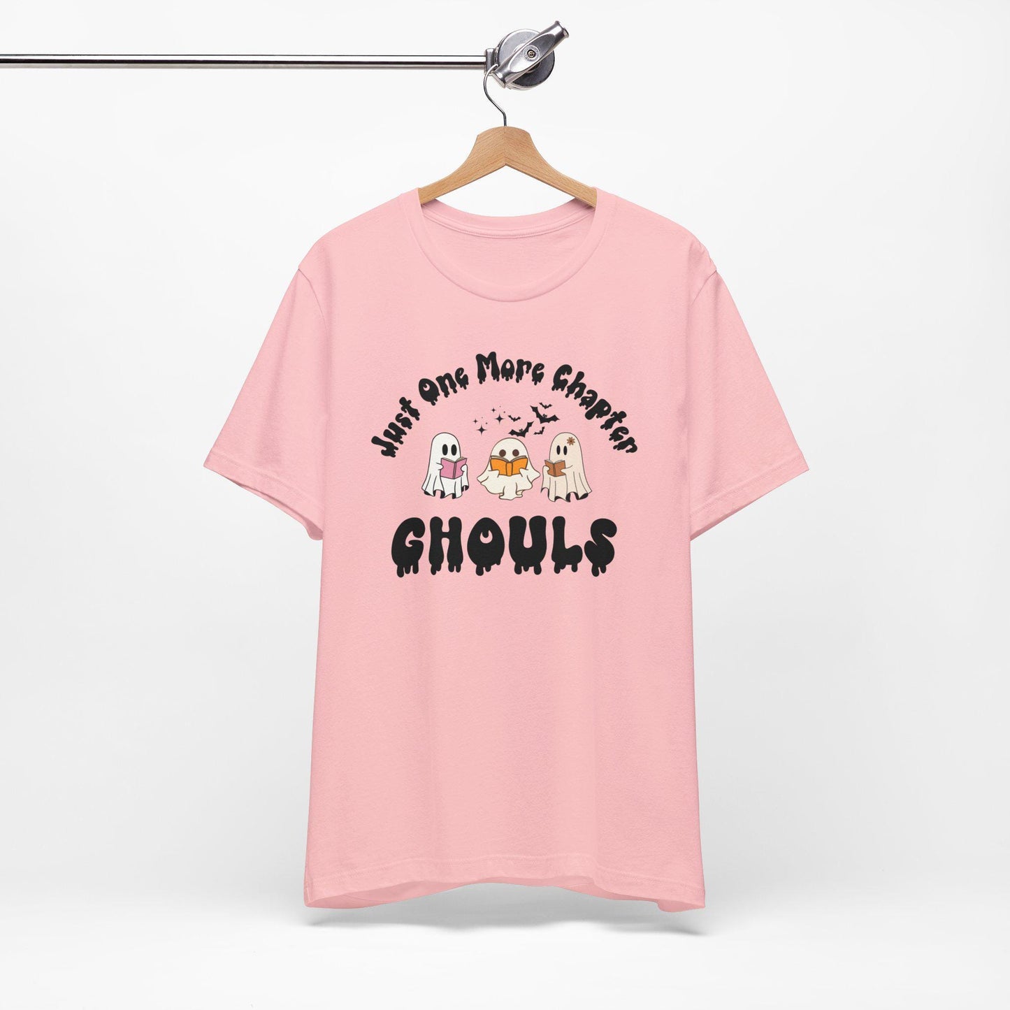 Just one more chapter Shirt, Book Club Shirts Halloween,Ghost Reading Shirt, Funny Bookish Shirts, Ghosts Books Shirt, read more books shirt