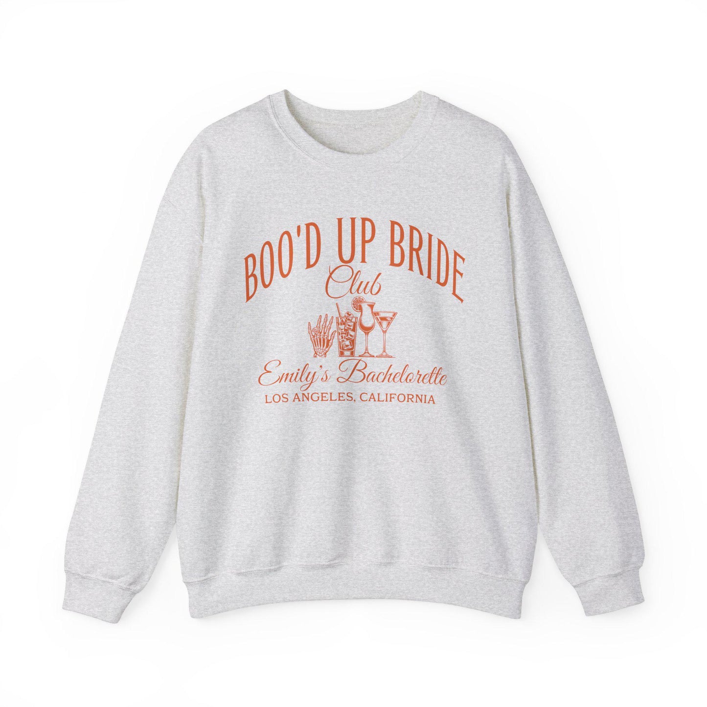 Custom Halloween Bachelorette Sweatshirt, Spooky Bachelorette Sweatshirt, Bride & Bridesmaids Proposal Gifts, Skeleton Sweatshirt for Bride