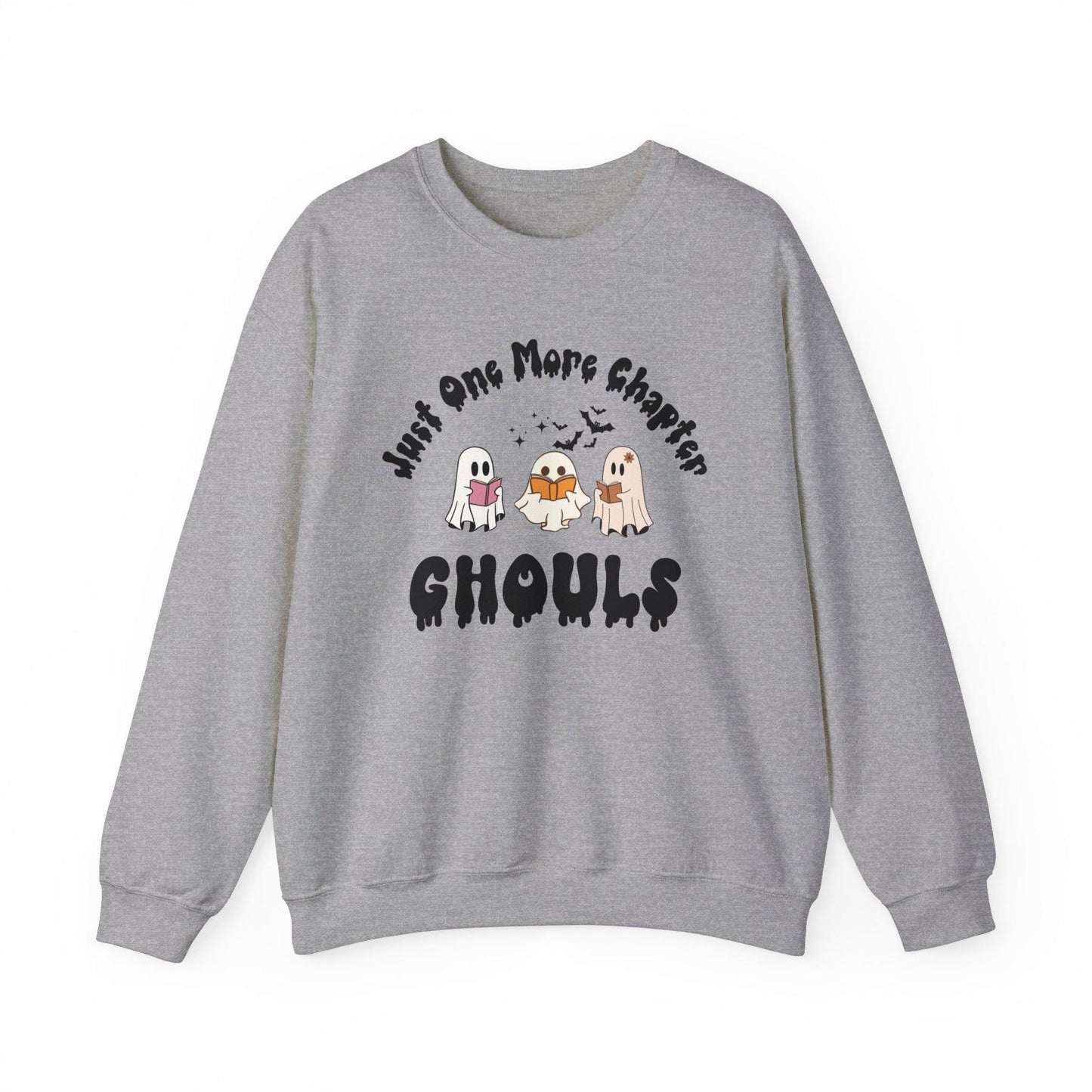 Book Club Shirts Halloween,Reading Ghost Sweatshirt, Bookish Shirts Funny, Books Ghosts Shirt, Read more books shirt, Just one more chapter