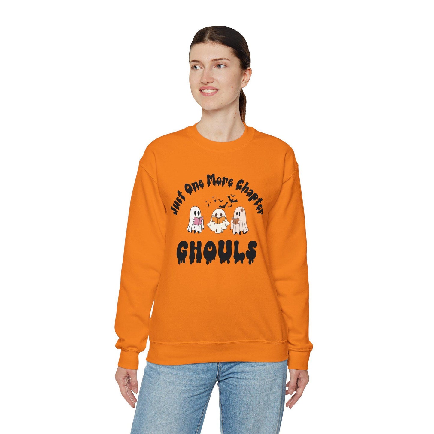 Book Club Shirts Halloween,Reading Ghost Sweatshirt, Bookish Shirts Funny, Books Ghosts Shirt, Read more books shirt, Just one more chapter