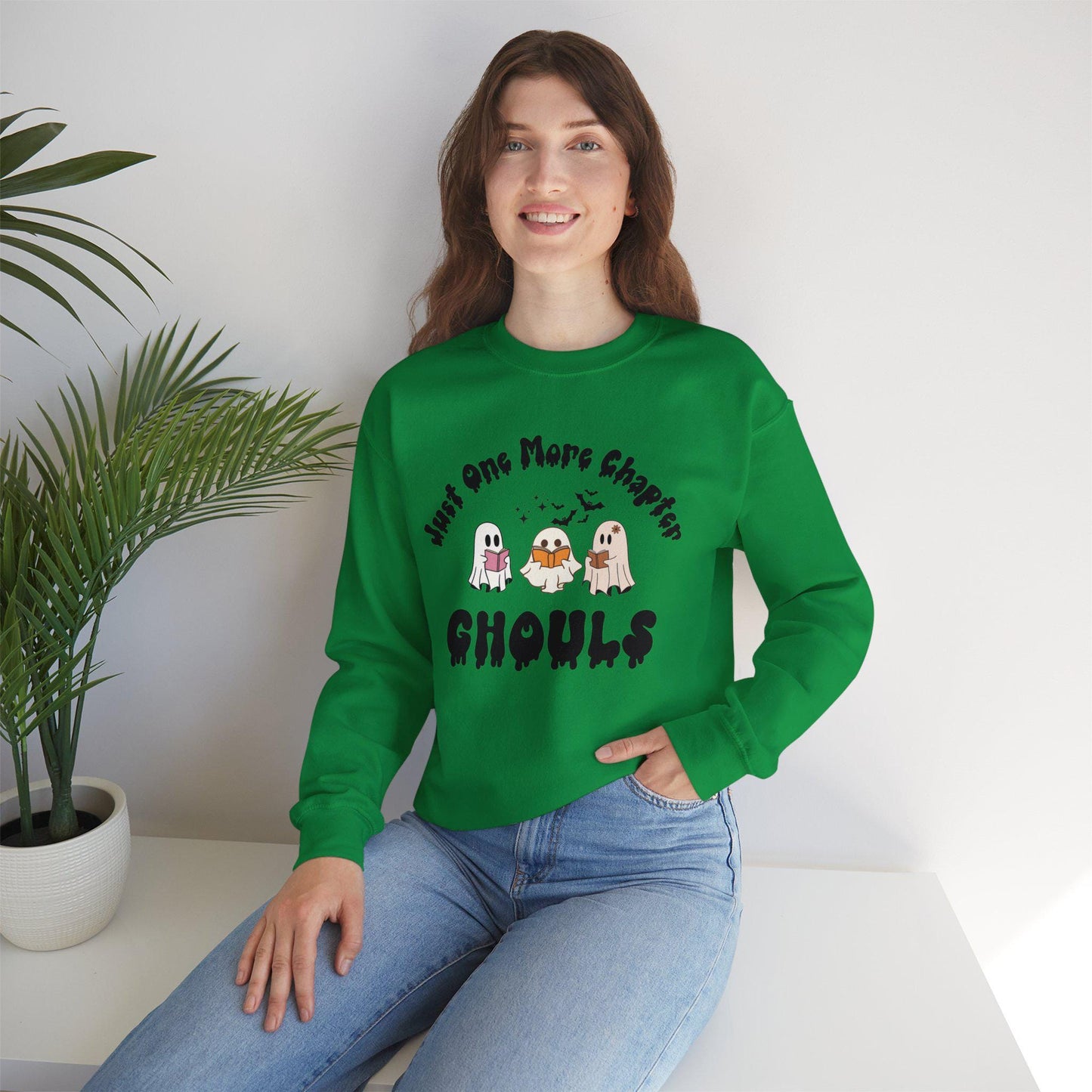 Book Club Shirts Halloween,Reading Ghost Sweatshirt, Bookish Shirts Funny, Books Ghosts Shirt, Read more books shirt, Just one more chapter