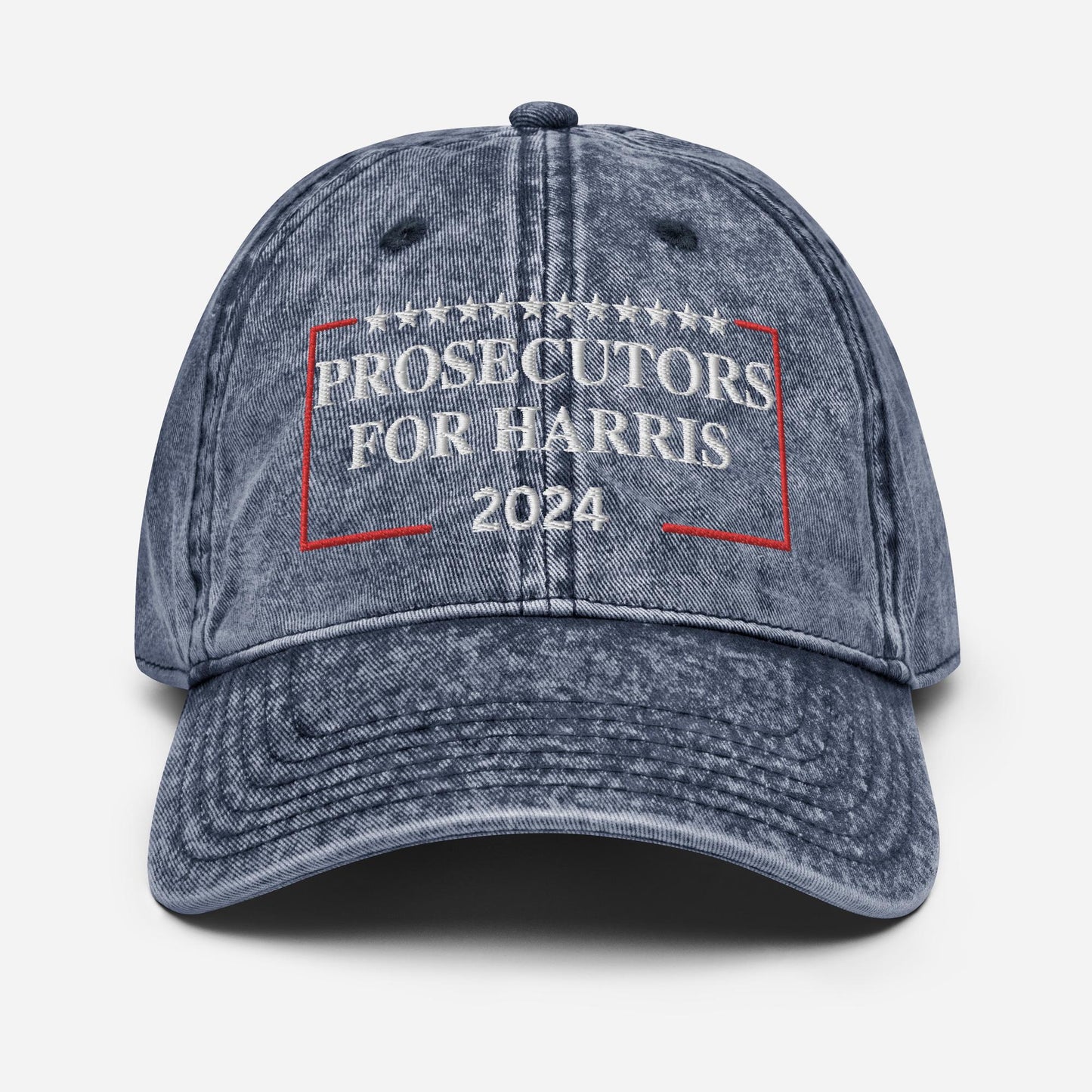 Embroidered Prosecutors for Harris Cap, Vintage Cotton Twill Hat for Campaign and Rally, Election Hat, Prosecutors for Kamala