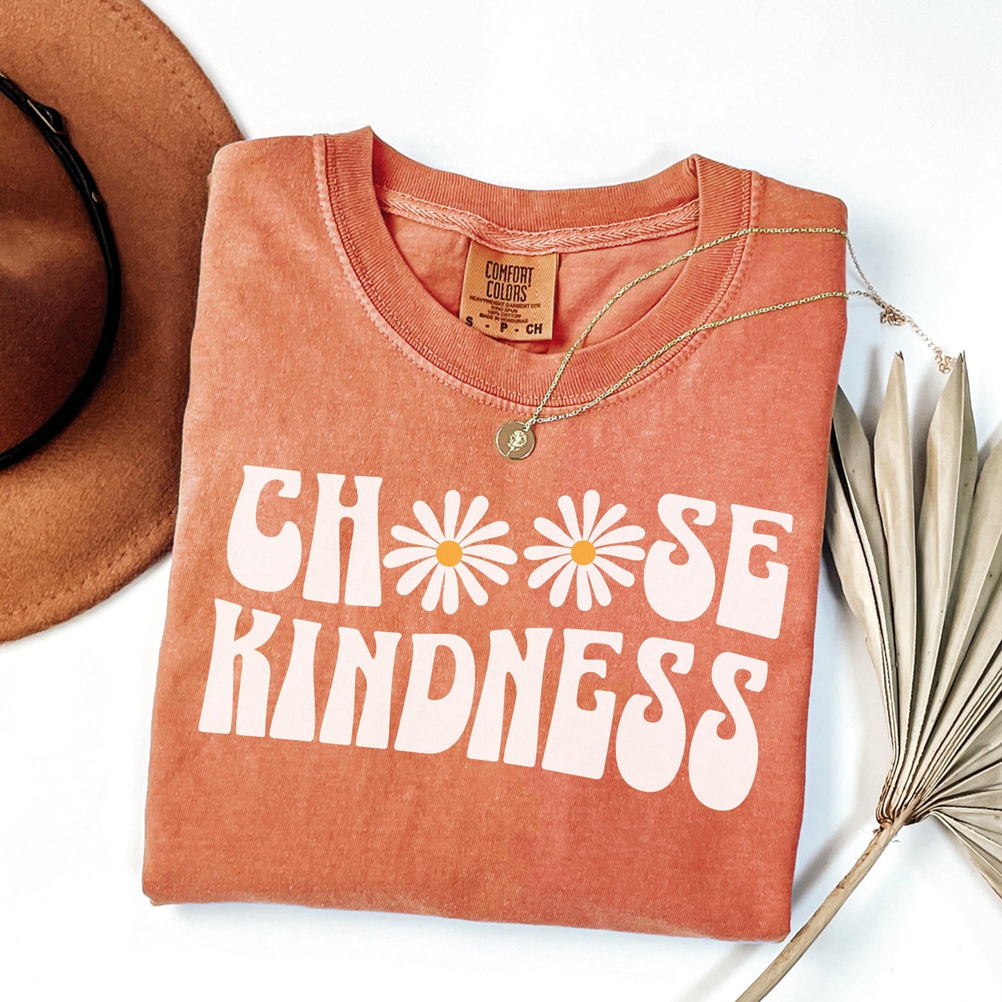 Comfort Colors Choose Kindness Shirt, Teacher shirt, Friendship Gift, Daisy Shirt for Women, Back To School Teacher Shirt, Be Kind Shirt