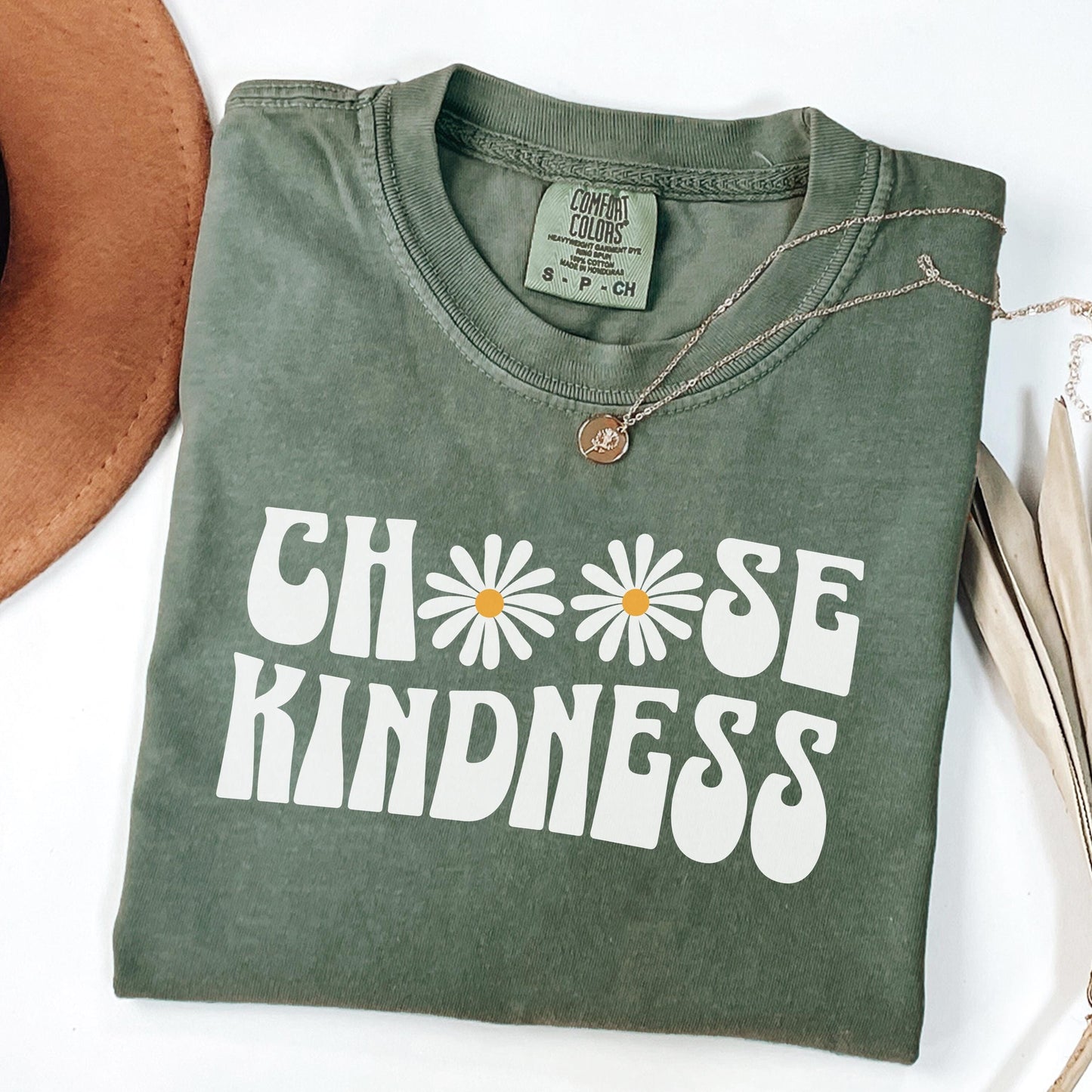 Comfort Colors Choose Kindness Shirt, Teacher shirt, Friendship Gift, Daisy Shirt for Women, Back To School Teacher Shirt, Be Kind Shirt