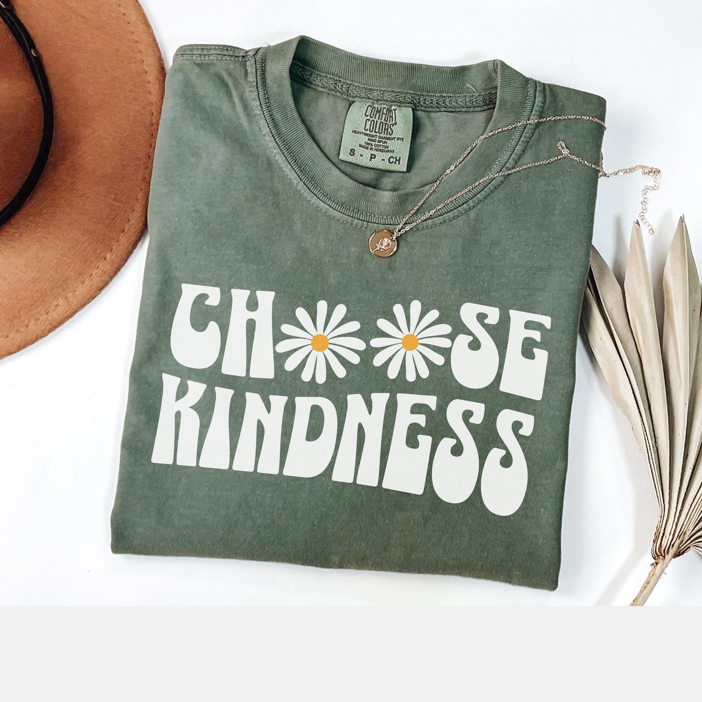 Comfort Colors Choose Kindness Shirt, Teacher shirt, Friendship Gift, Daisy Shirt for Women, Back To School Teacher Shirt, Be Kind Shirt