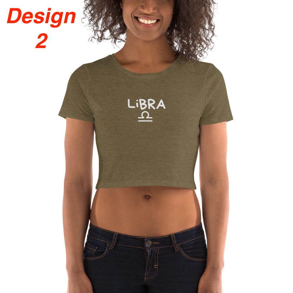 Y2k Libra Baby tee, zodiac sign birthday gift, crop top astrology gift for a Libra, astrological shirt, 90s birthday gift for girls
