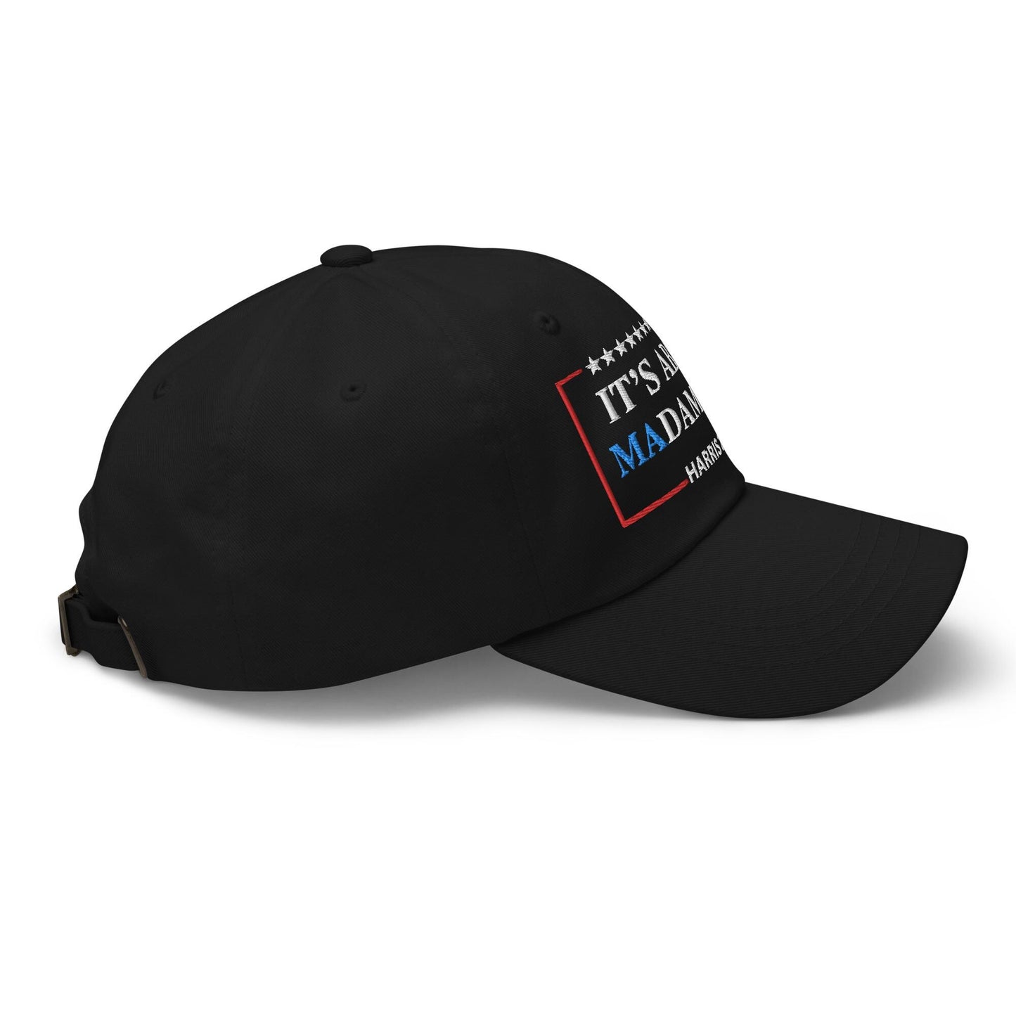 Embroidered Kamala Hat, It's About Madam Time Cap, Harris Walz Cotton Twill Hat, Comma La hat, for Kamala Harris Hat