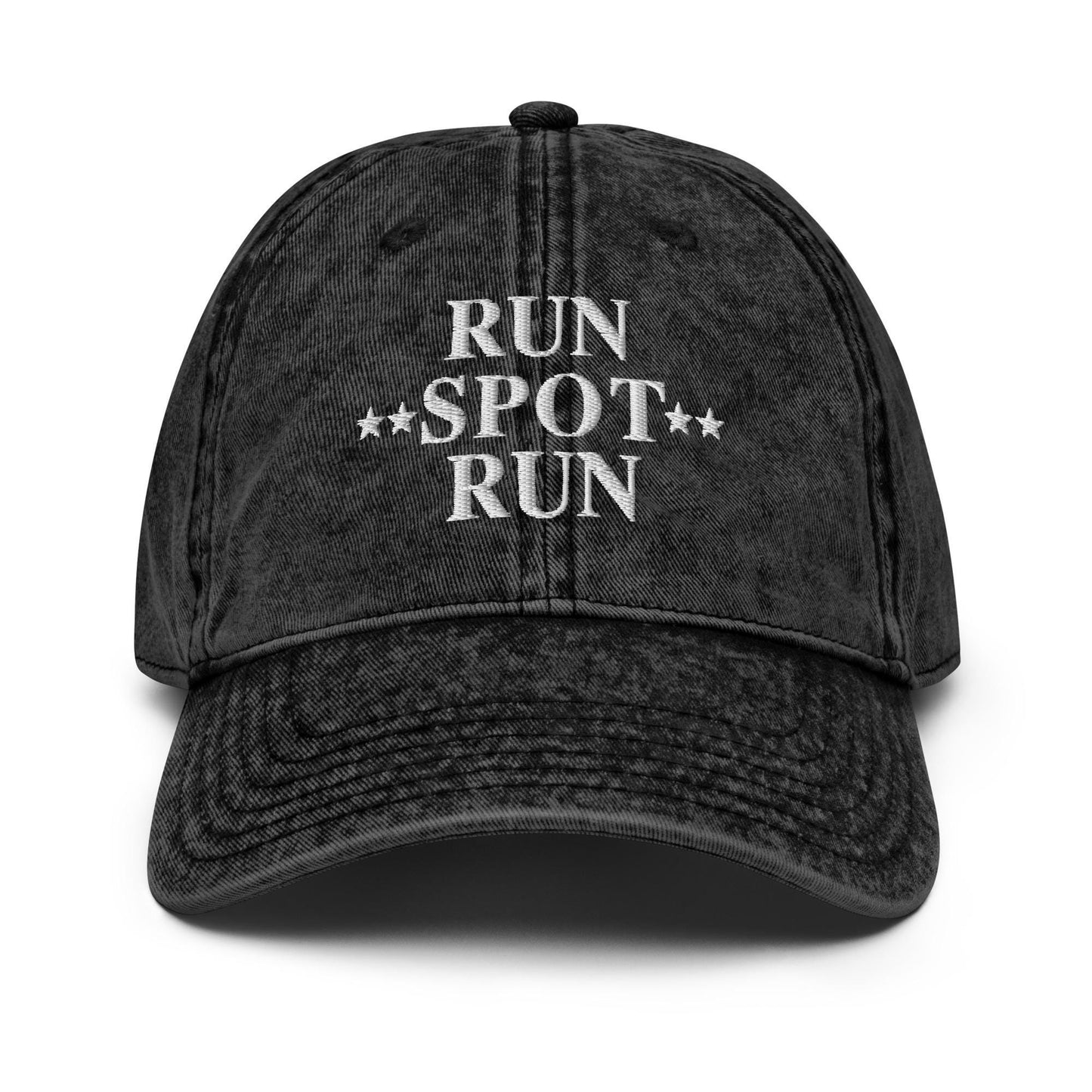 Run spot run hat, funny Trump hat, presidential campaign cap, Vintage aesthetic cotton twill hat for trump supporter