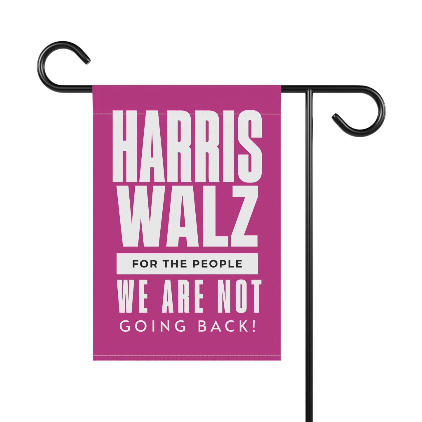 Election house flag banner, Kamala Harris we are not going back, for harris garden and house flag, madam president democrat gift