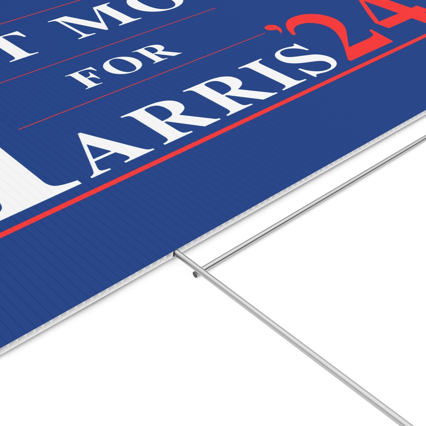 Cat Moms for Harris plastic yard sign, Harris For President 2024 lawn sign with metal H-Stake, democrat election signs, for Kamala yard sign
