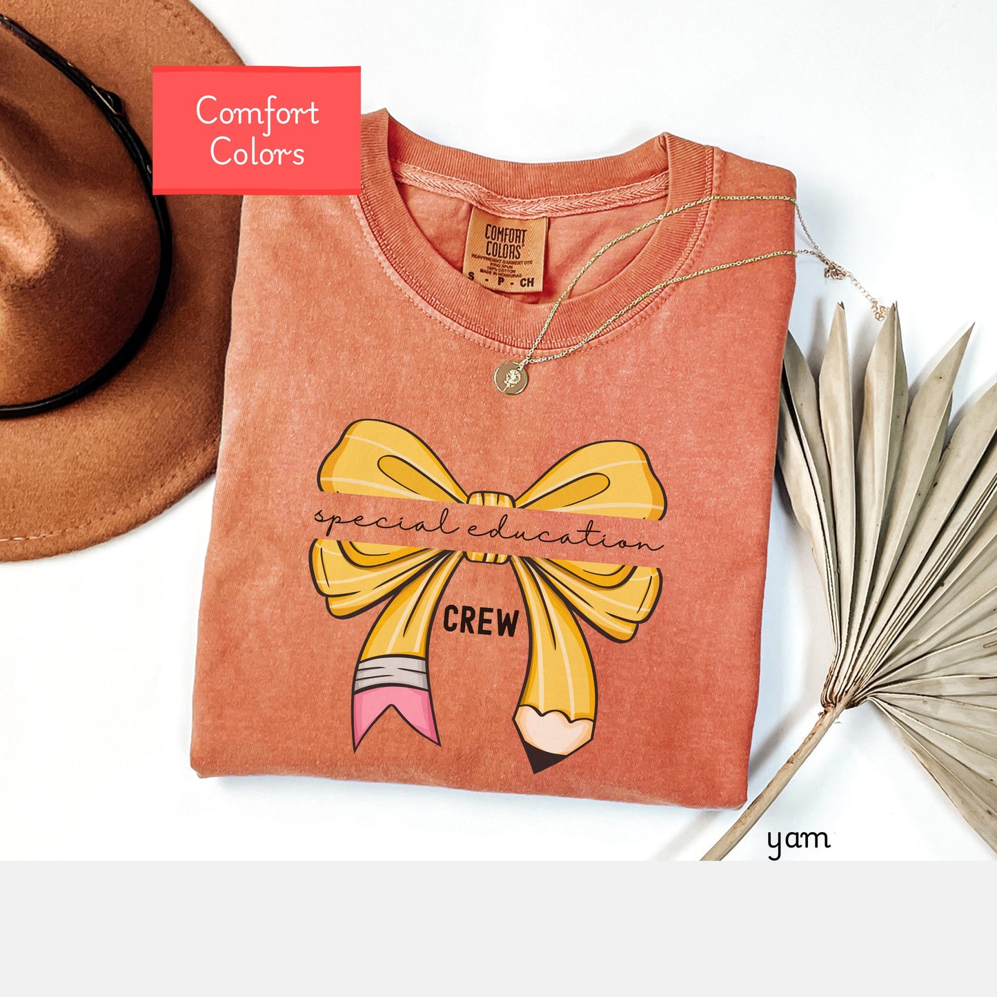 Comfort Colors® special education teacher shirt, coquette bow special ed crew t shirt, sped teacher gift, specials squad shirt, specials tee