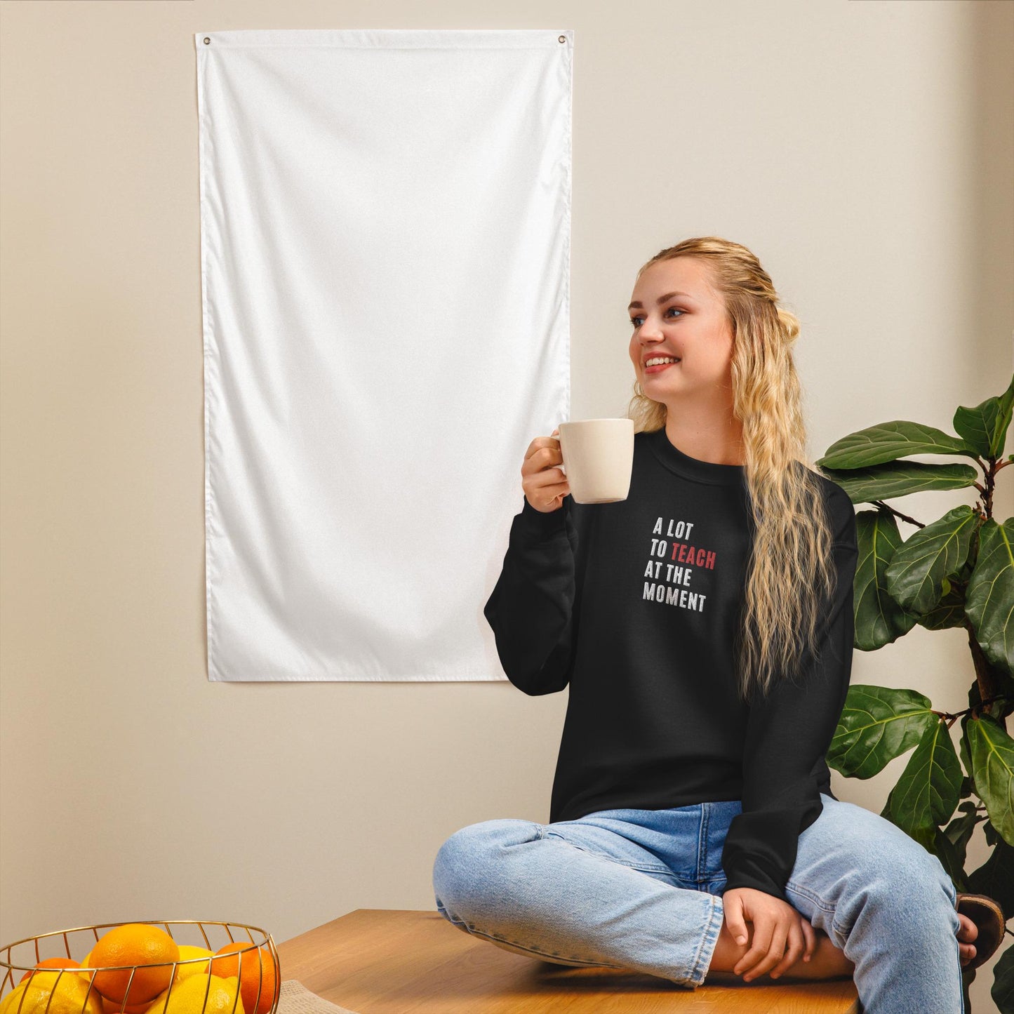 Embroidered a lot to teach sweatshirt, a lot going on sweatshirt for teachers, fourth grade elementary teacher sweatshirt funny