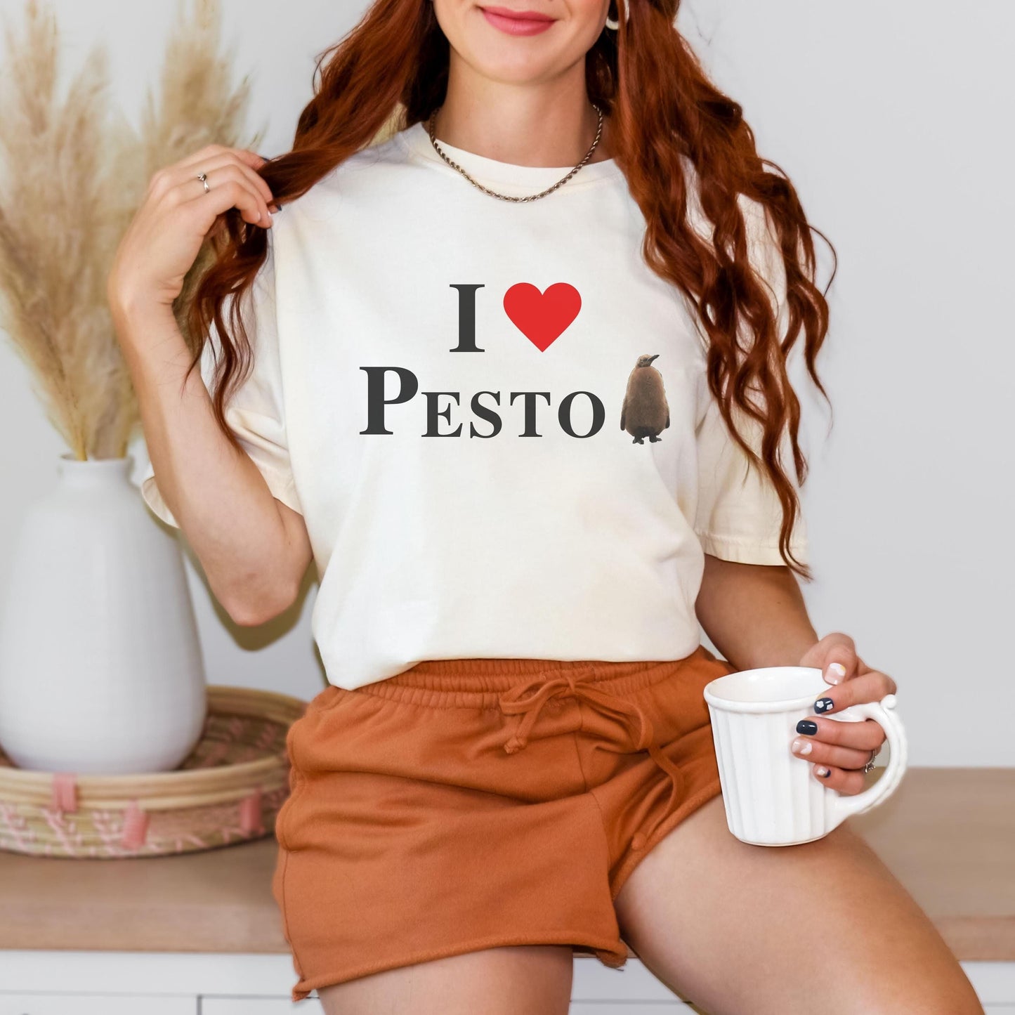I Love Pesto Shirt, Pesto the Penguin shirt, King Penguin baby t-shirt, Cute funny animal shirt, cute baby penguin tee, penguin lover gift