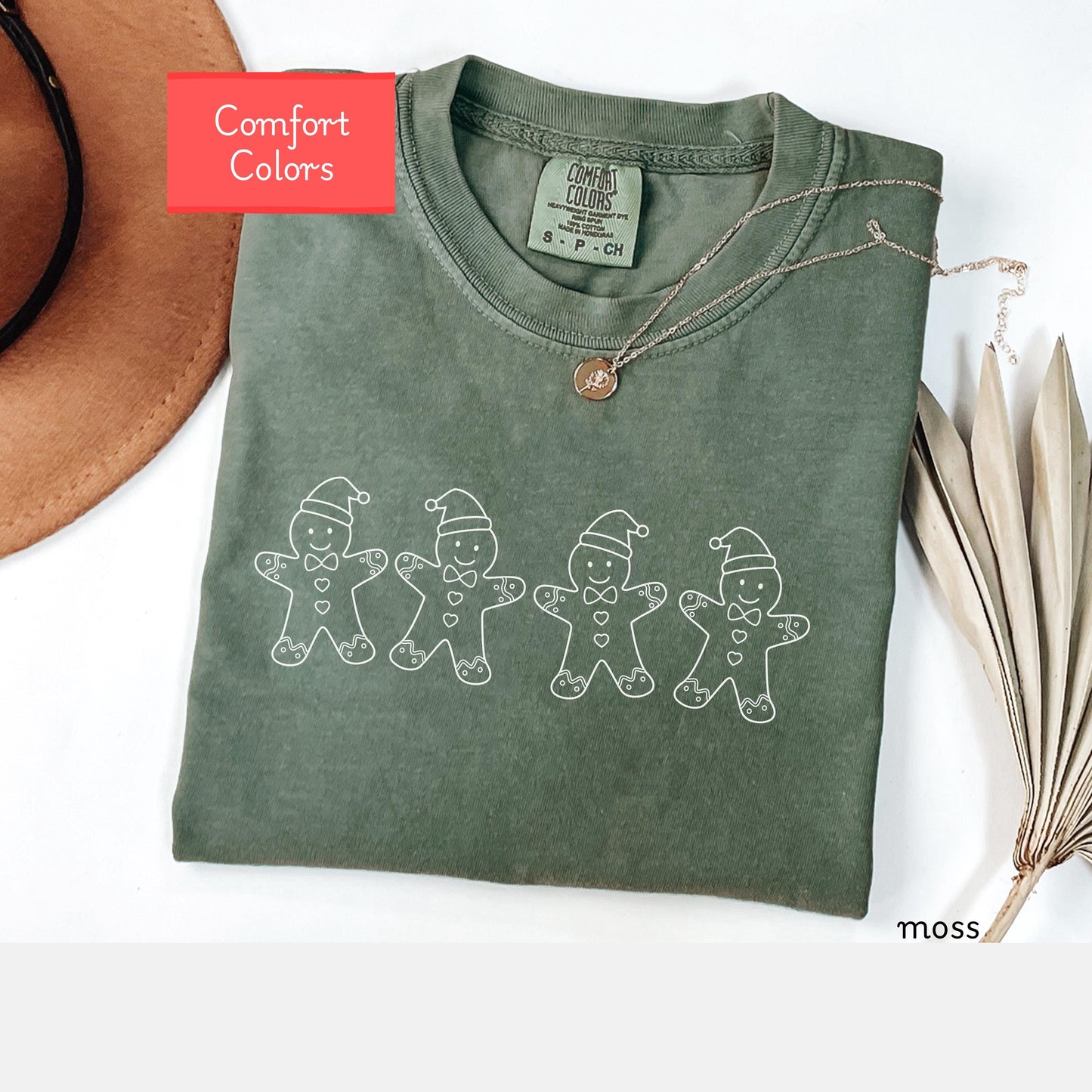 Comfort Colors Christmas Cookies Shirt, Christmas Gingerbread Shirt, Christmas Baking Shirt, Funny Santa hat cookies, Holiday season Shirt