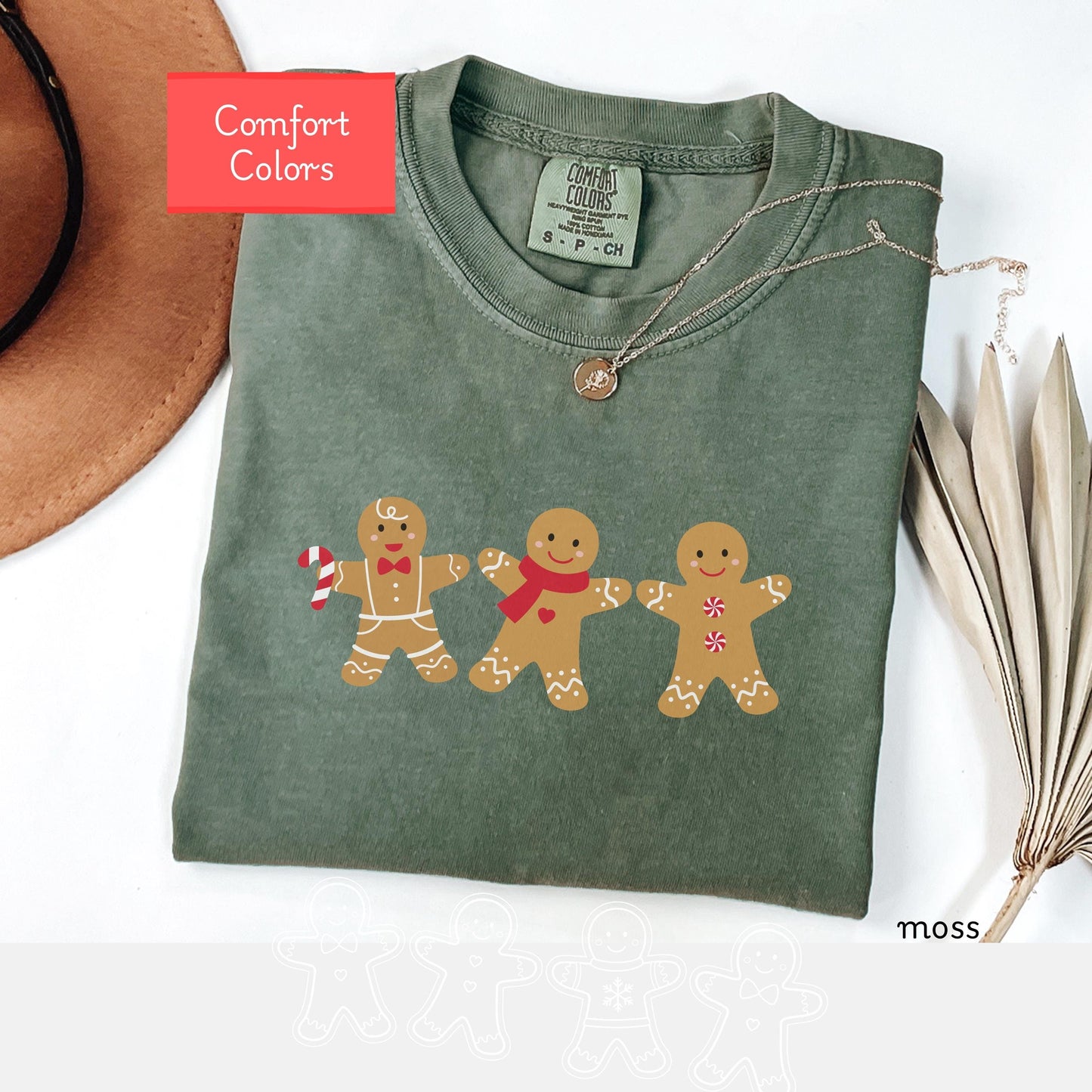 Comfort Colors Gingerbread Cookies Shirt, Christmas cookies Shirt, Baking Shirt women, Cute cookies shirt, Holiday season Shirt