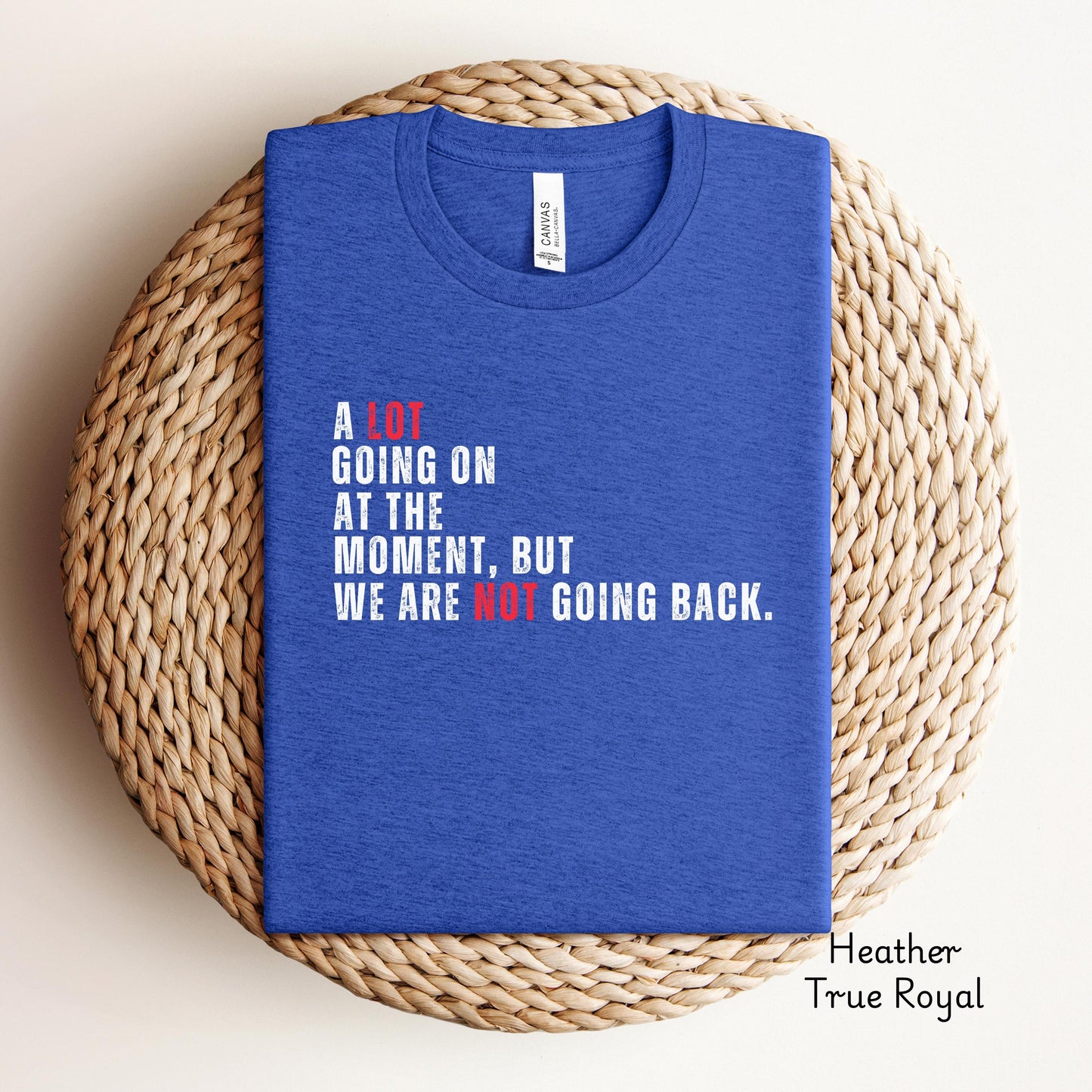 A Lot Going On At The Moment shirt, we are not going back like ever shirt, Harris Walz shirt election, 2024 funny political for Harris shirt