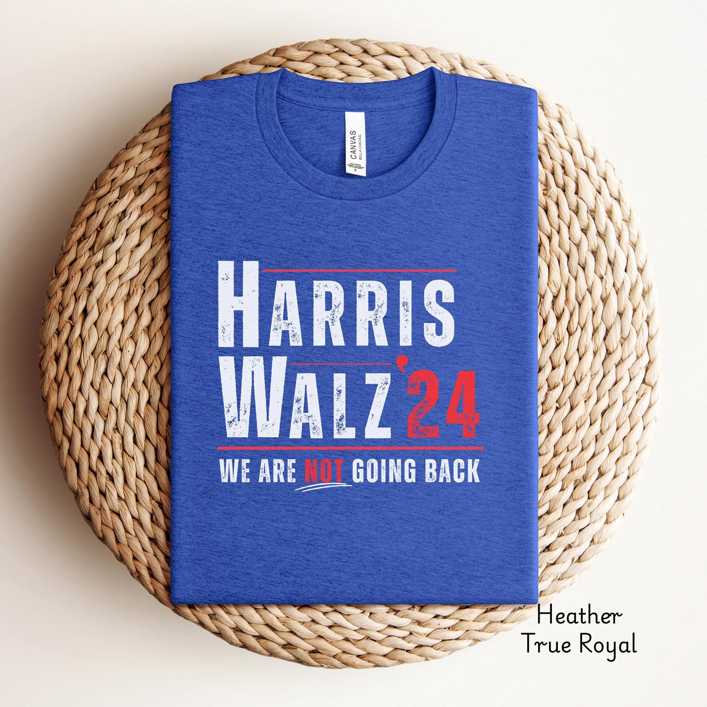 Harris Walz we are not going back shirt, 2024 for harris shirt, for Harris shirt, Tim Walz t-shirt, Democrat gift, harris for president tee