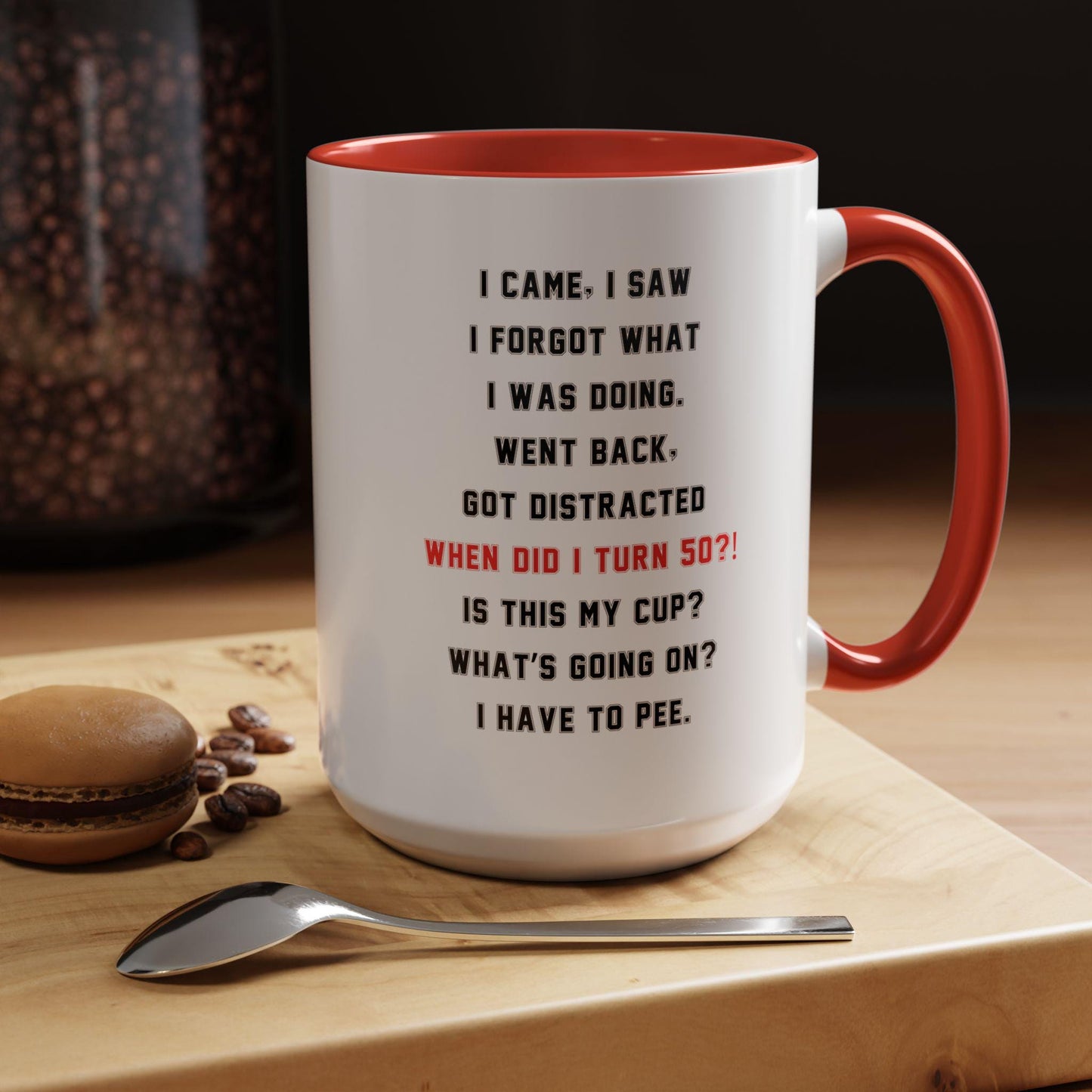 Funny 50th Birthday Mug, Best friend 50th birthday gift, 50th Birthday Gift For Women, 50th Birthday Gift For Men, Mom turns 50 coffee cup