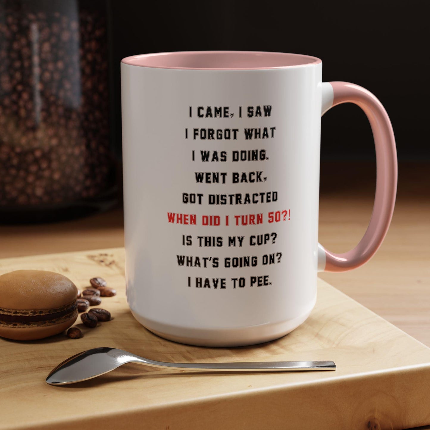 Funny 50th Birthday Mug, Best friend 50th birthday gift, 50th Birthday Gift For Women, 50th Birthday Gift For Men, Mom turns 50 coffee cup