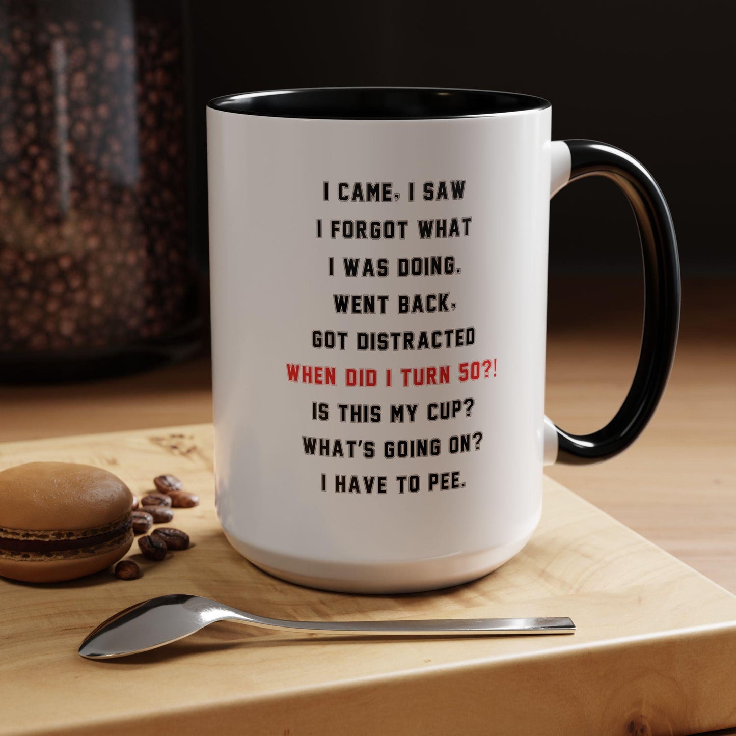 Funny 50th Birthday Mug, Best friend 50th birthday gift, 50th Birthday Gift For Women, 50th Birthday Gift For Men, Mom turns 50 coffee cup