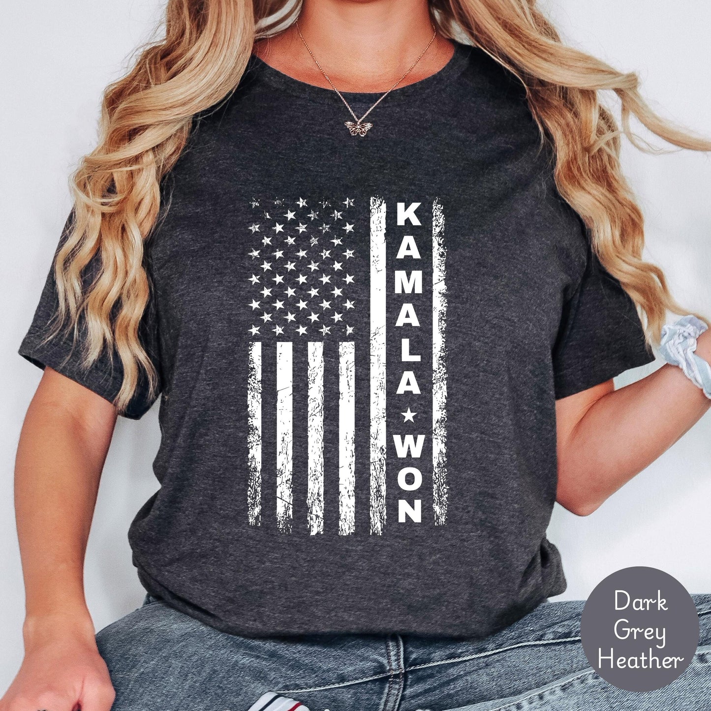 Kamala Won tshirt gift, Democrat Harris shirt, Harris Walz supporter tee shirt, 2024 Election shirt, We're not going back, Vote for Harris