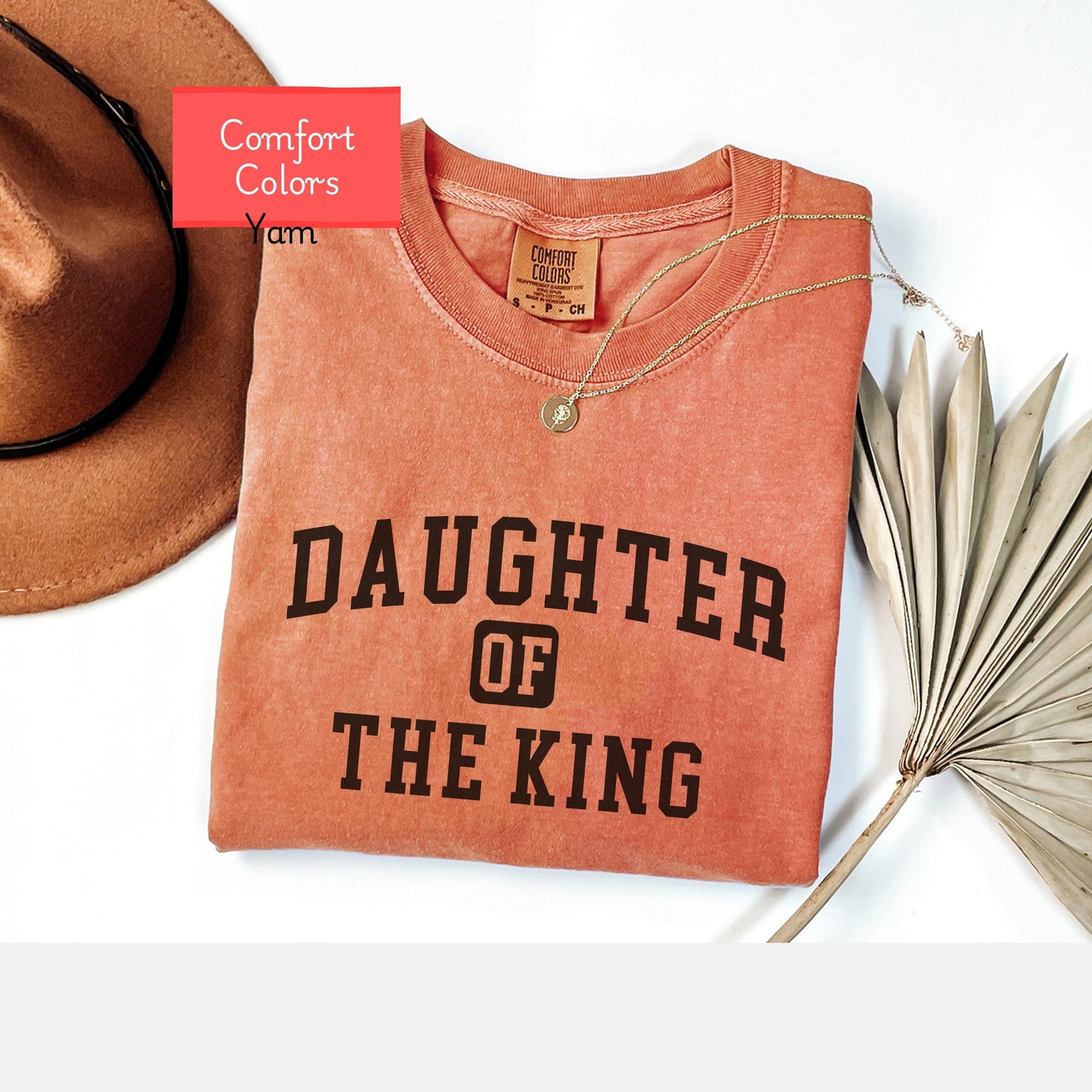 Daughter of the King Christian shirt, faith based encouraging tshirt, God is good tshirt, religious t-shirt gift for Christians, Jesus Shirt