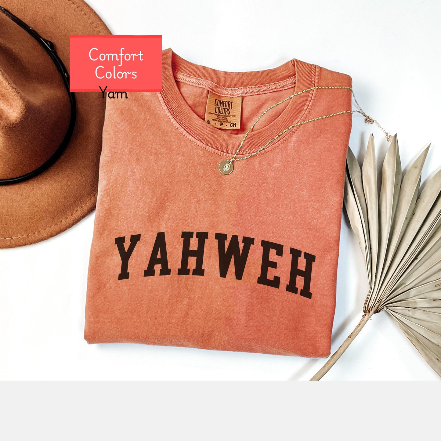 Comfort Colors Yahweh shirt, Christian religious shirt, Yeshua tshirt, faith tshirt, God is good, bible verse encouraging motivating shirt