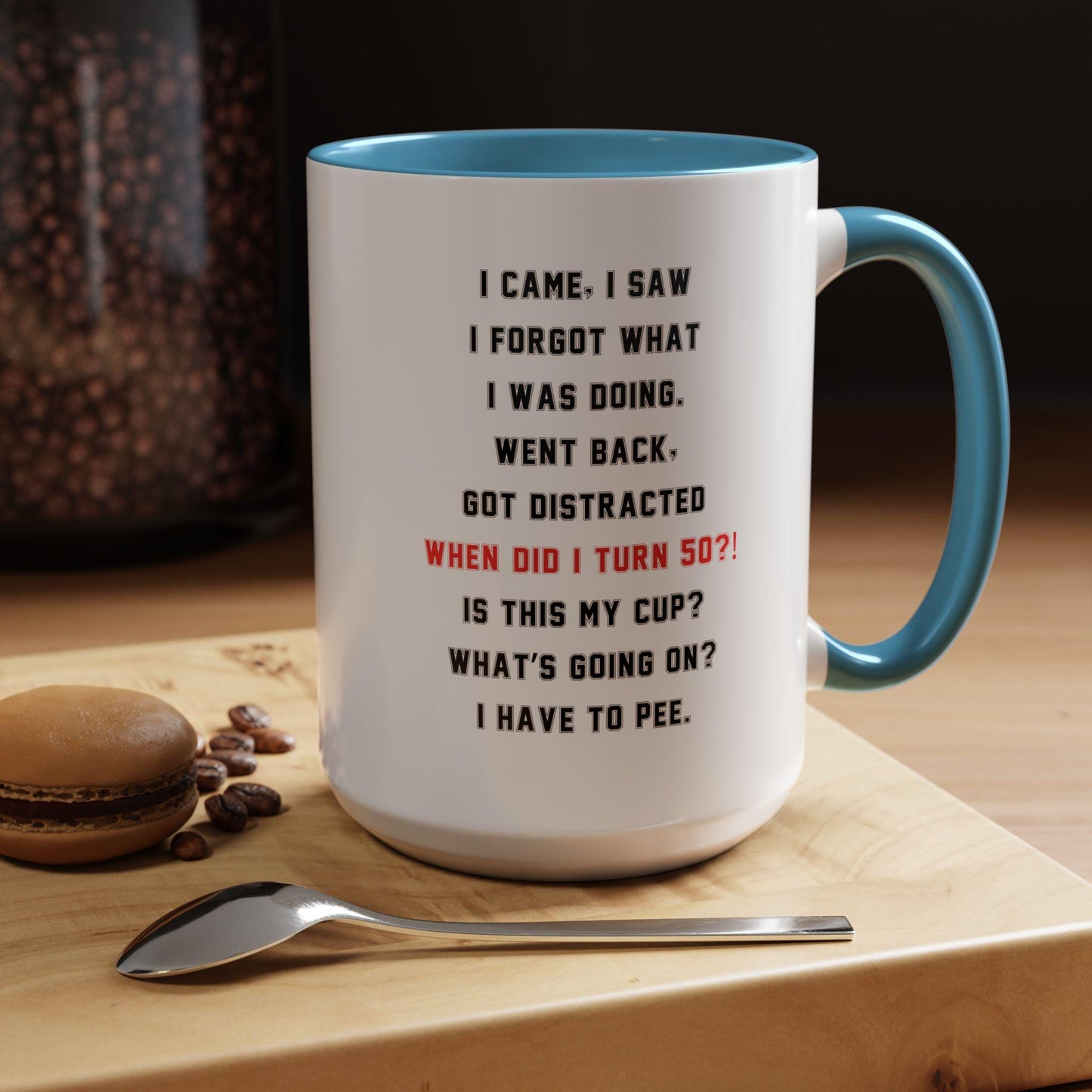 Funny 50th Birthday Mug, Best friend 50th birthday gift, 50th Birthday Gift For Women, 50th Birthday Gift For Men, Mom turns 50 coffee cup