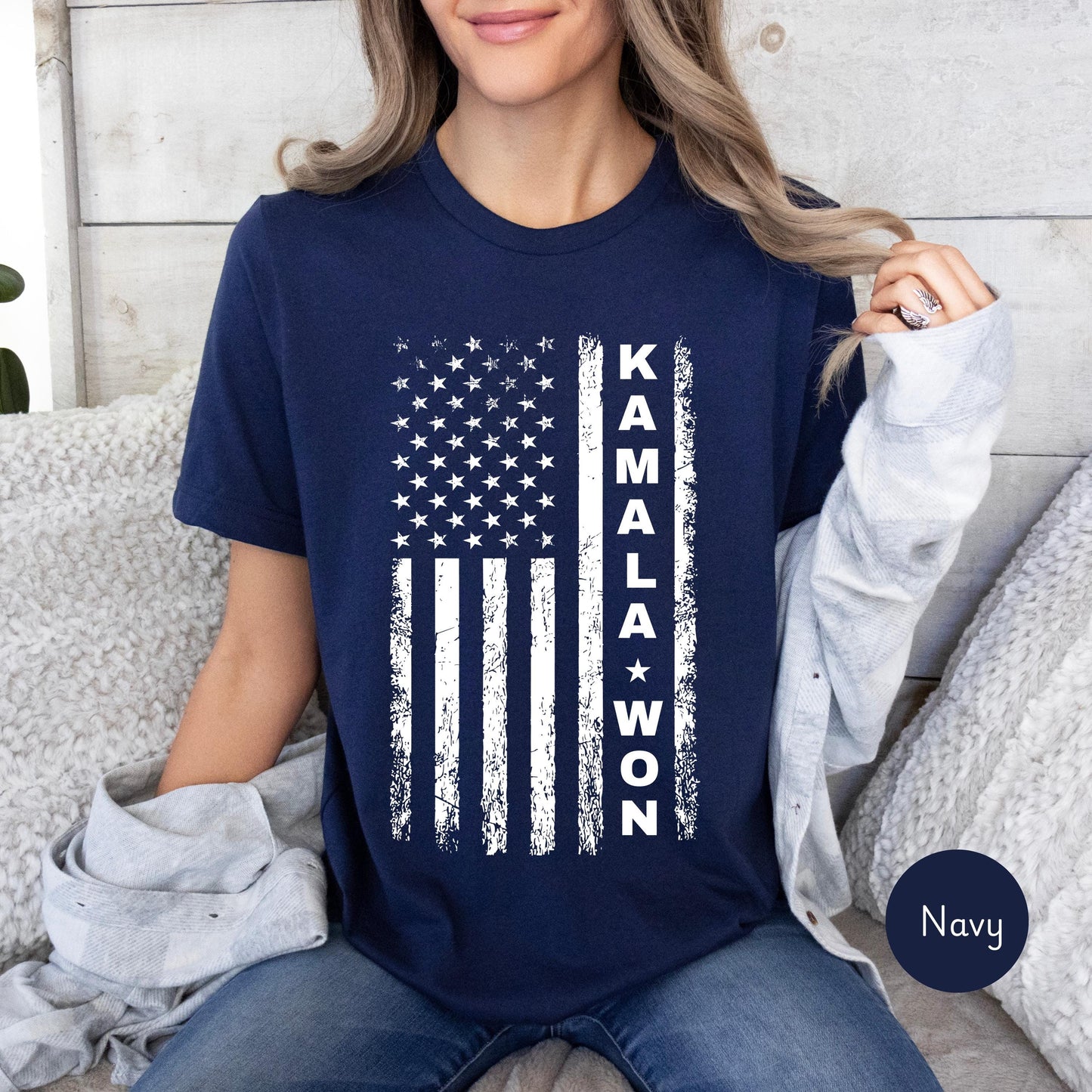 Kamala Won tshirt gift, Democrat Harris shirt, Harris Walz supporter tee shirt, 2024 Election shirt, We're not going back, Vote for Harris